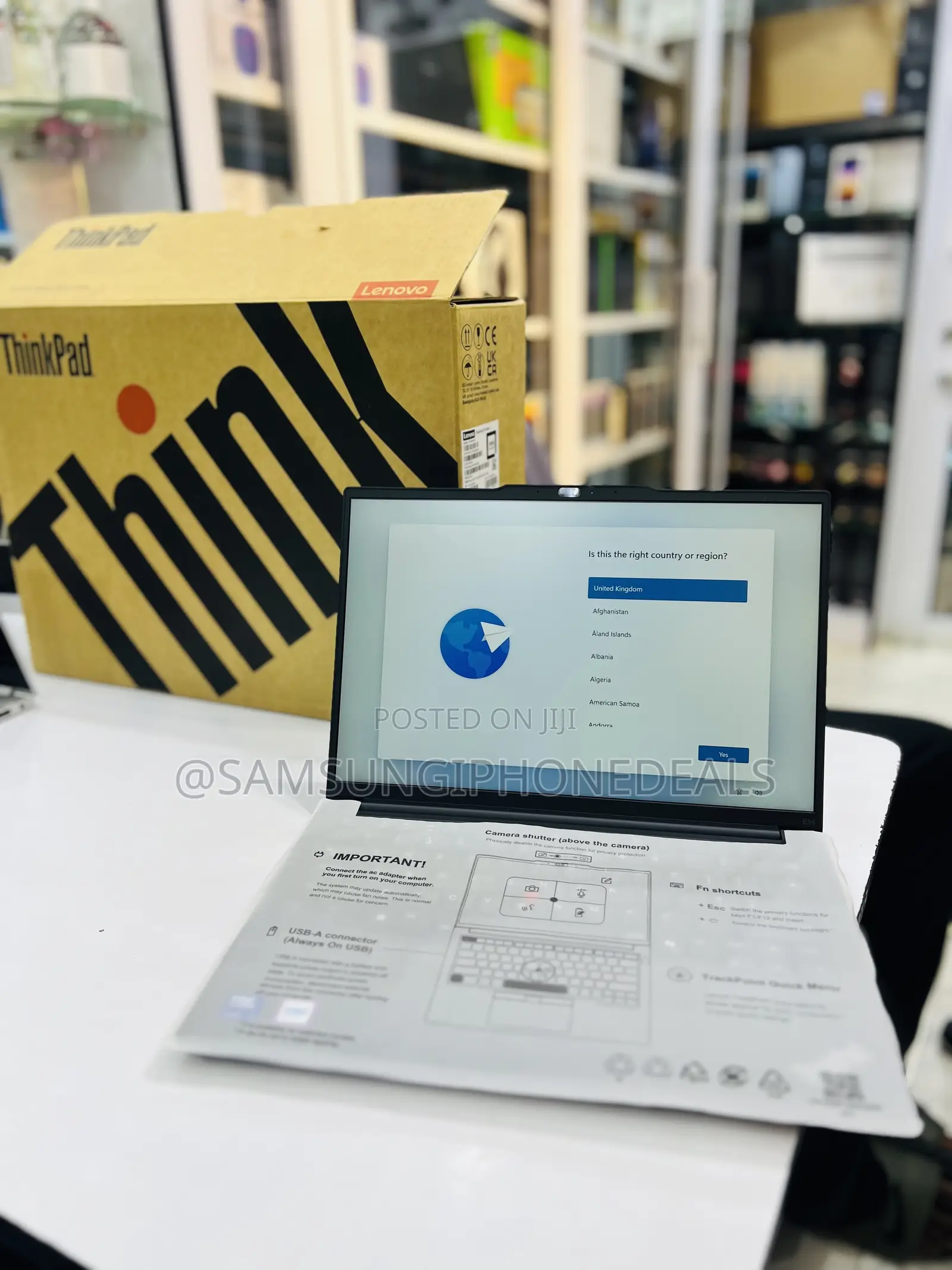 New Laptop Lenovo ThinkPad E14 Gen 5 16GB Intel Core Ultra 7 SSD 512GB