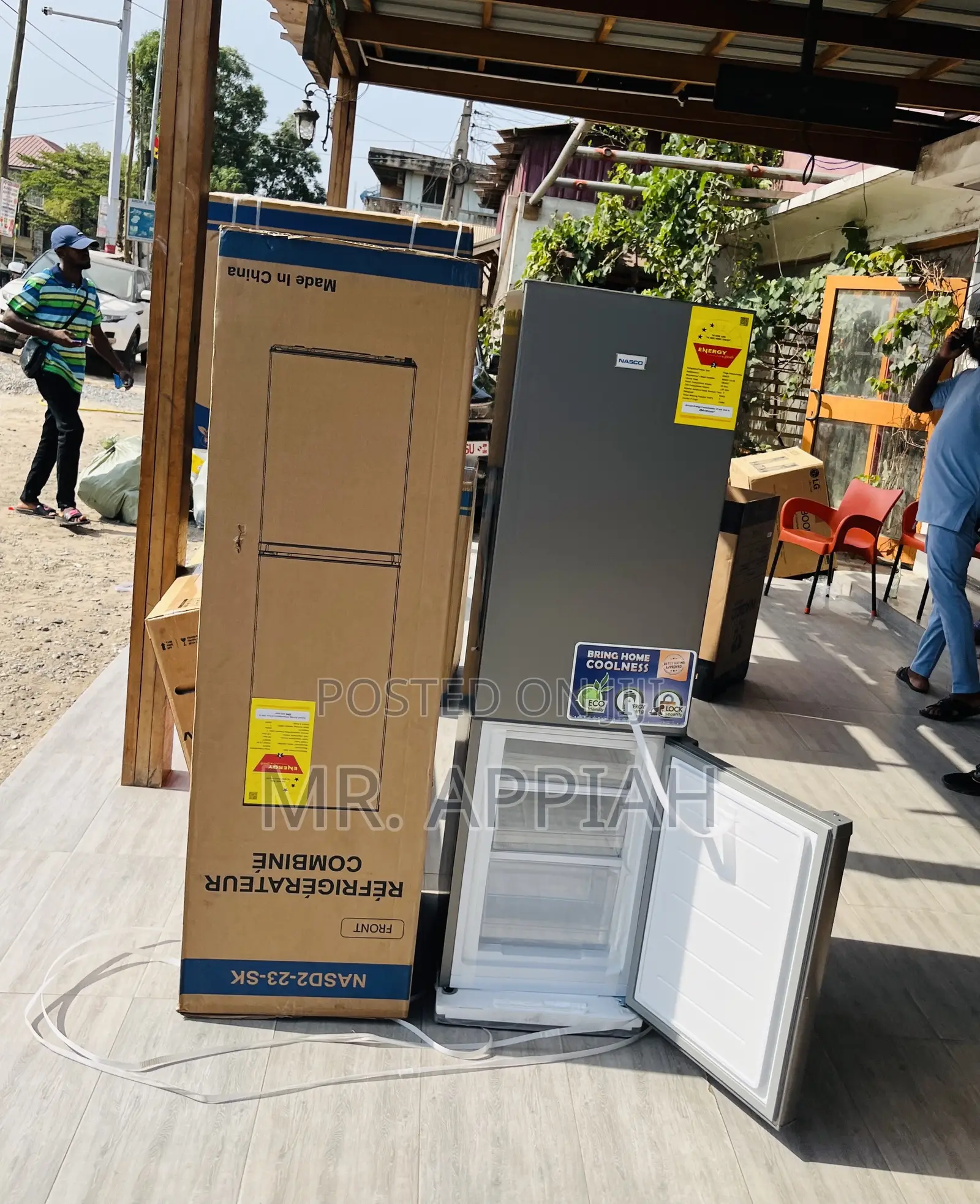 Shop Nasco Nasd2-23-Sk Double Door Electric Fridge.
