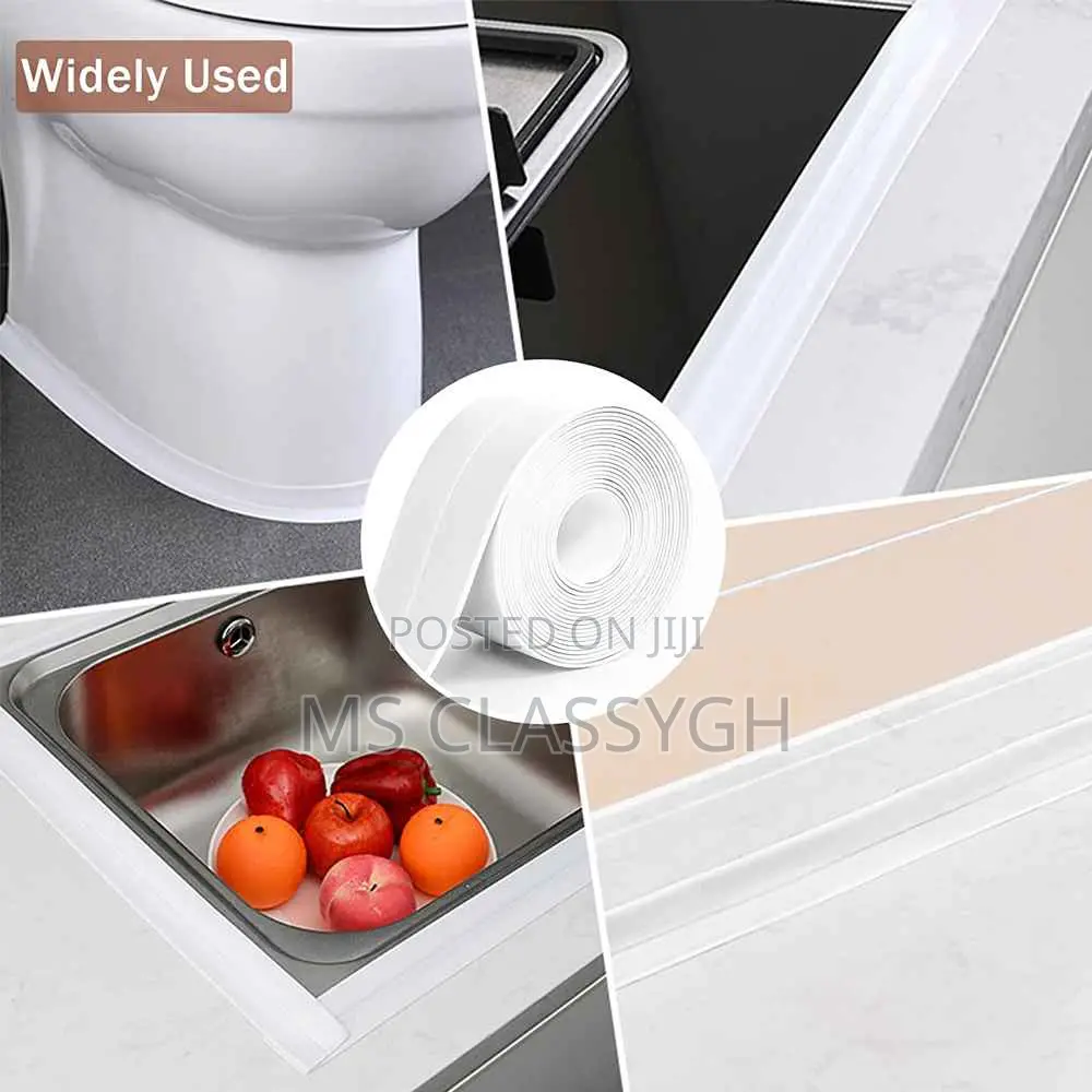 Adhesive Oil-Proof Kitchen Sink Caulk Seal Strip PVC Tape