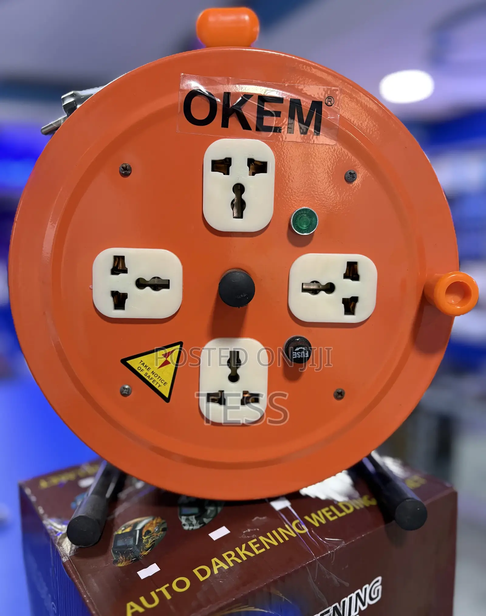 Okem Extension Board Cable Reel (25m) 1.5mm Pure Copper