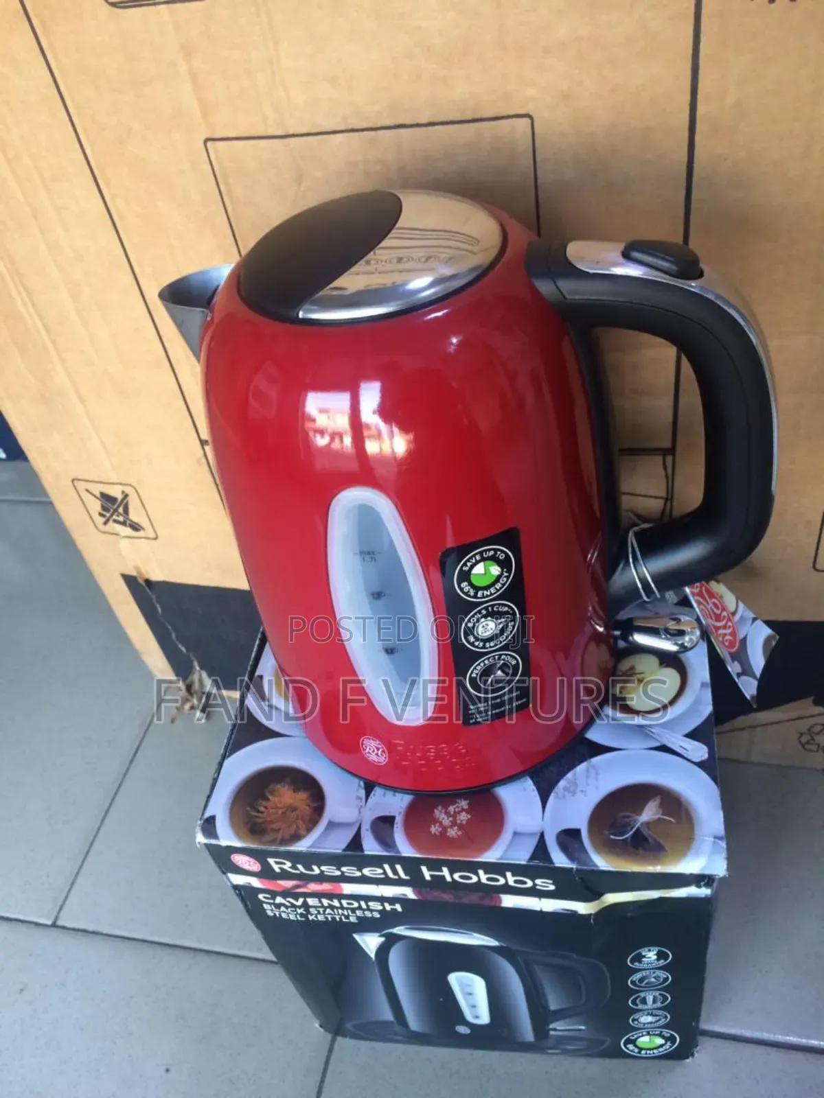 Russell Hobbs Red Kettle- Uk