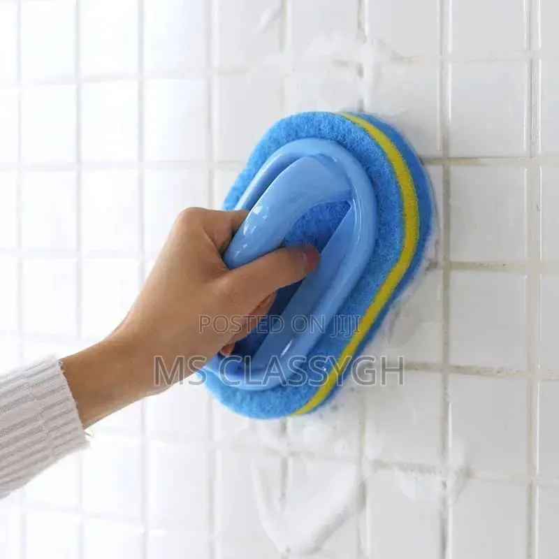 Sponge Ceramic Brush Kitchen Bathroom Toilet Cleaning Sponge