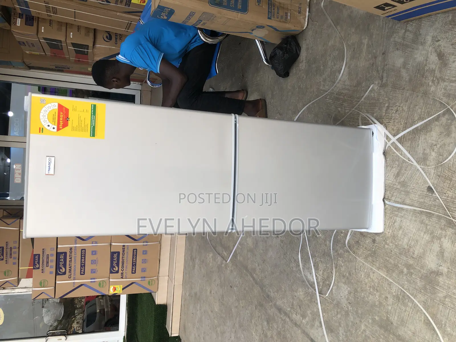 Very Specious Nasco Double Door Fridge 158 Liters Available