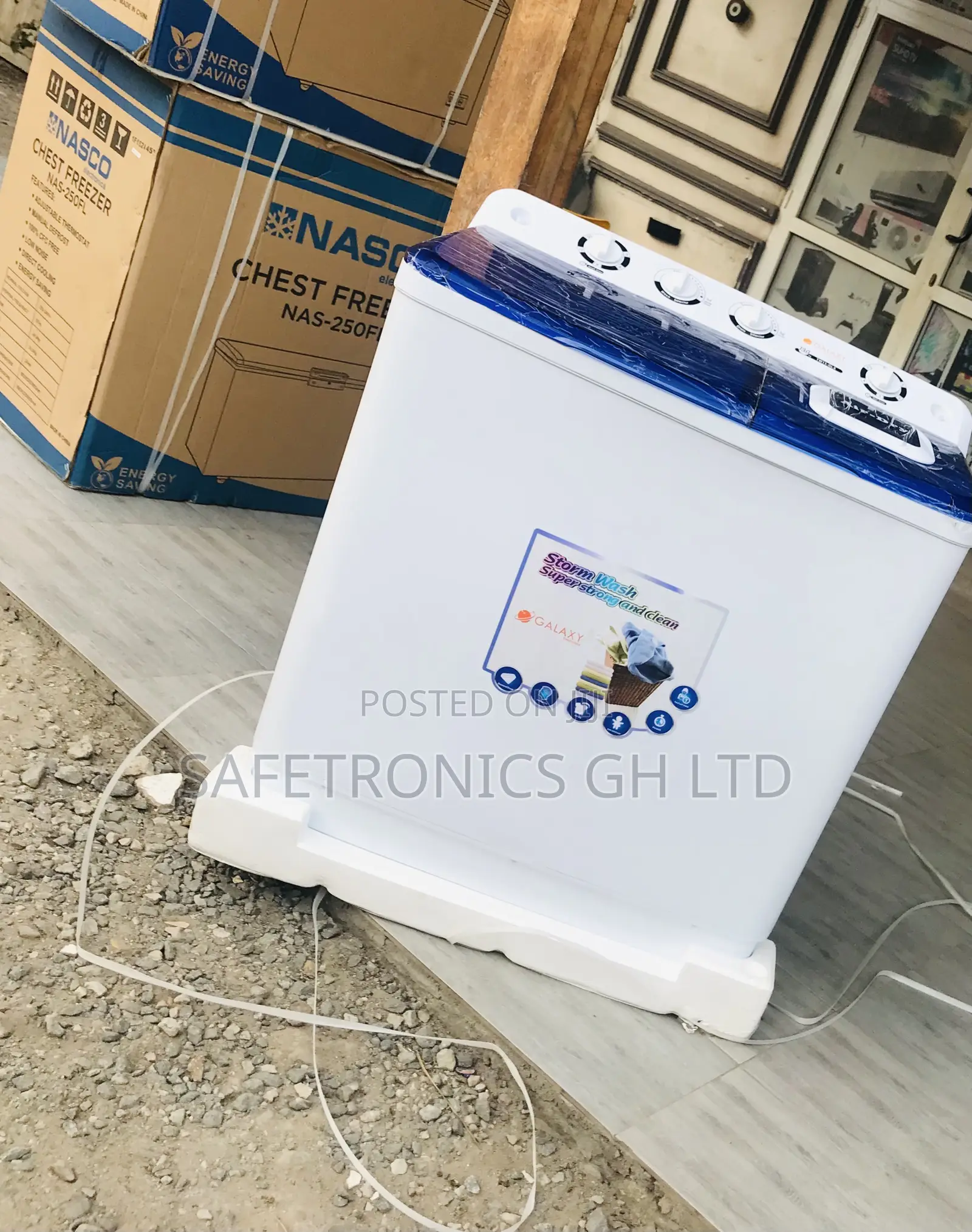 Galaxy Pure Wash 13kg Topload Semiauto Galaxy Twintub Washer