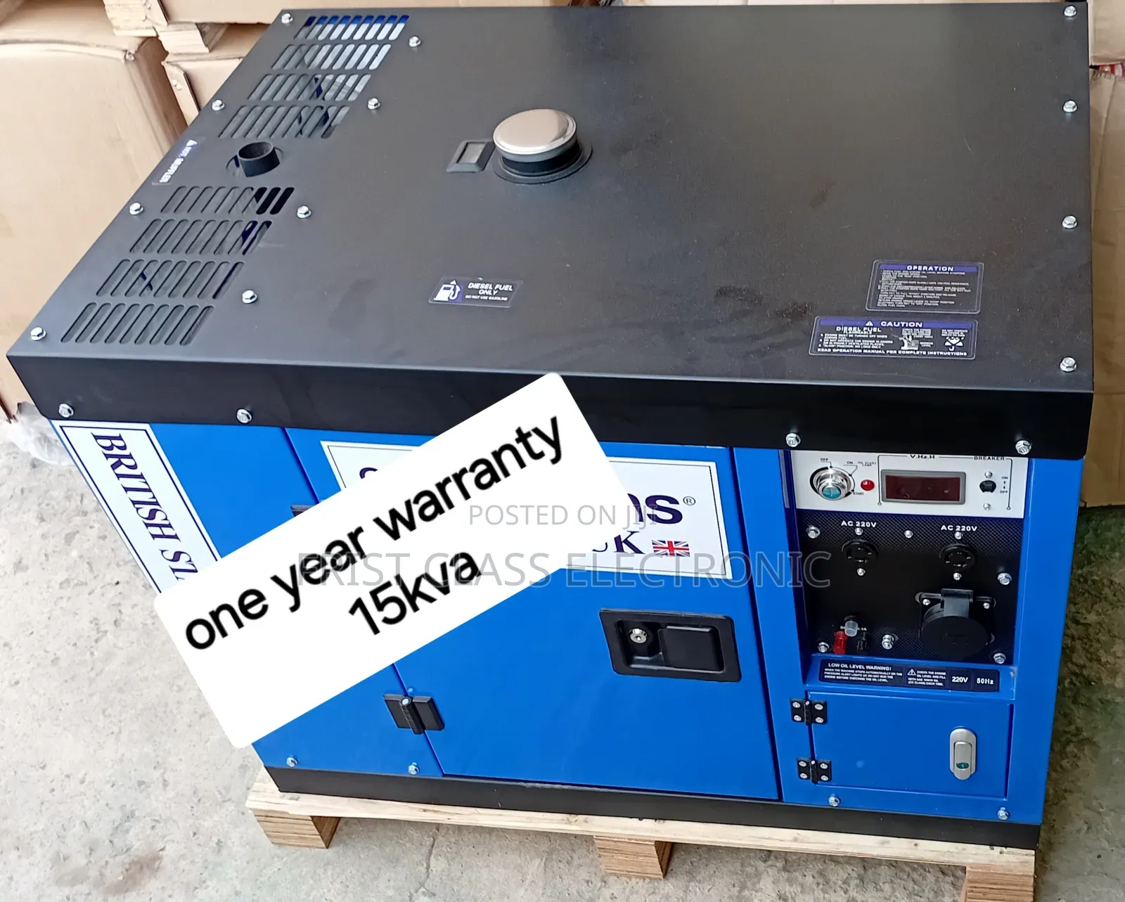 Electricity Producer 15kva Silent Diesel Genset