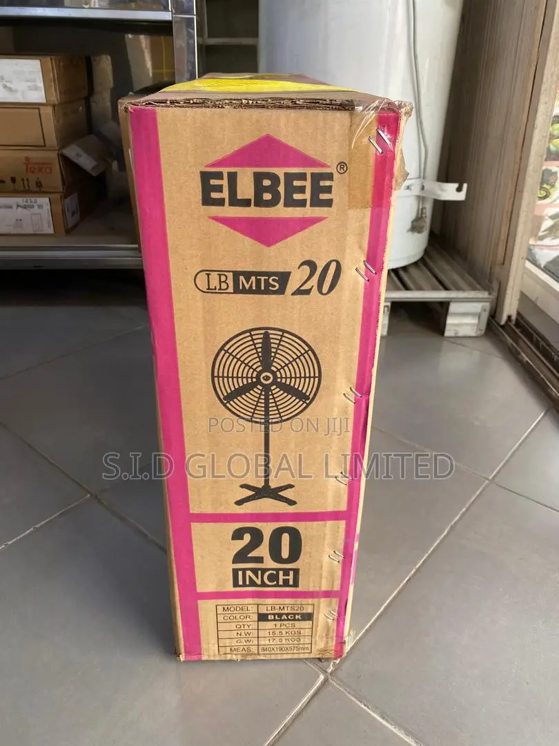 Elbee 20" Stand Fan Get Ready to Chill in Style