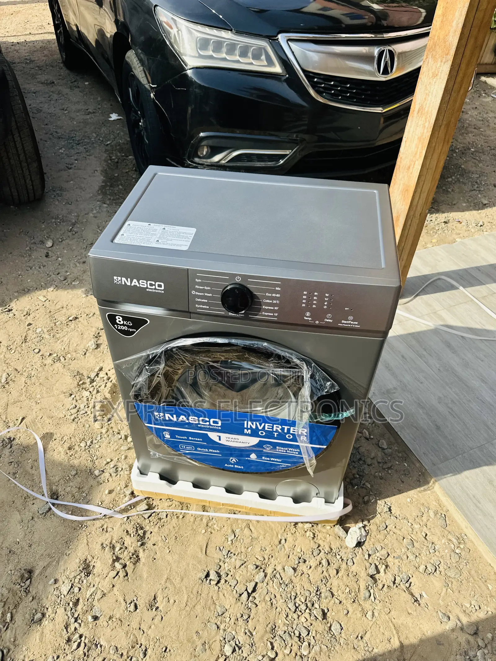 High Efficiency Washing Front Load Nasco 8kg Inverter