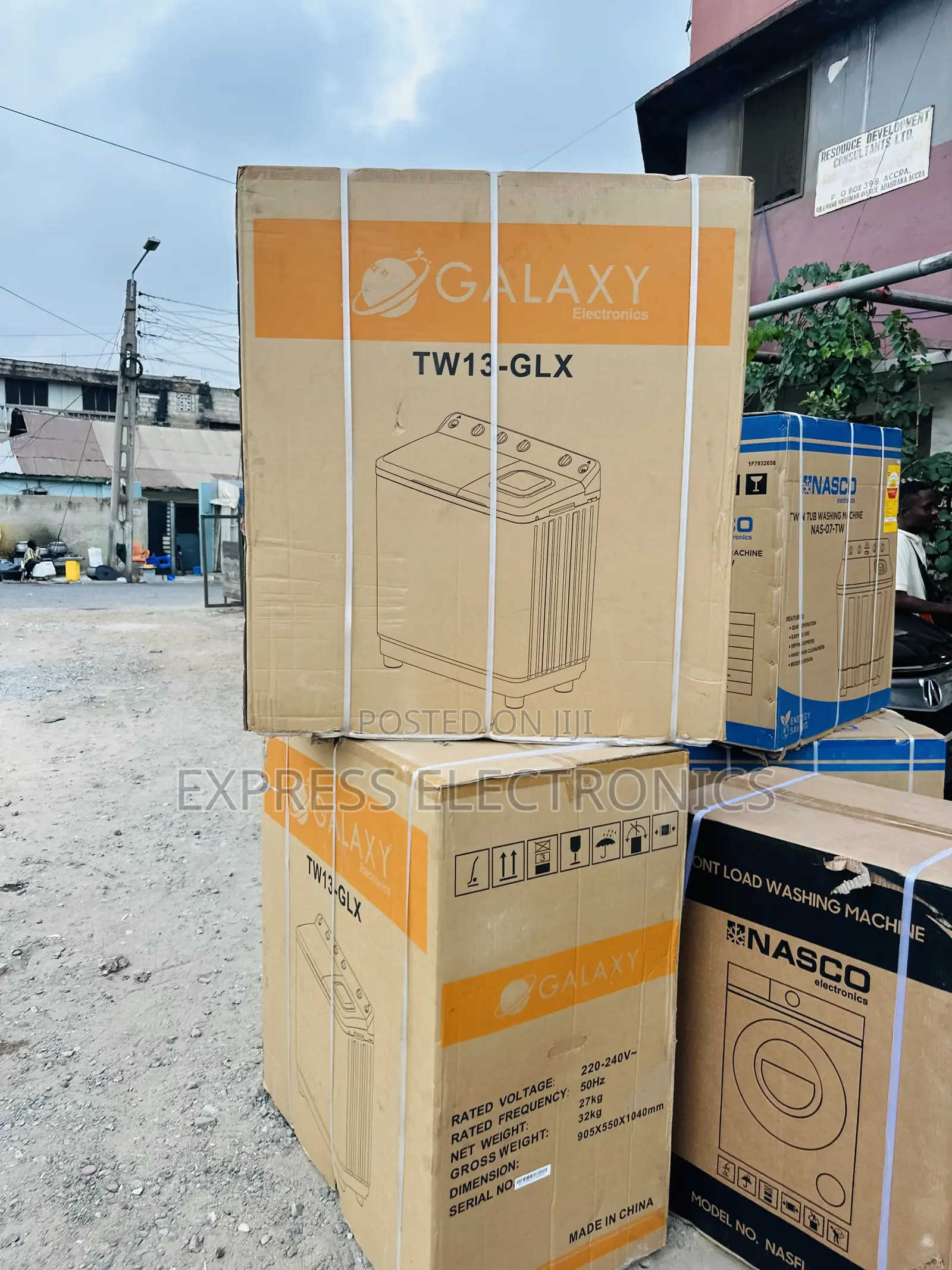 Full Plastic Body Topload Galaxy 13kg Twintub