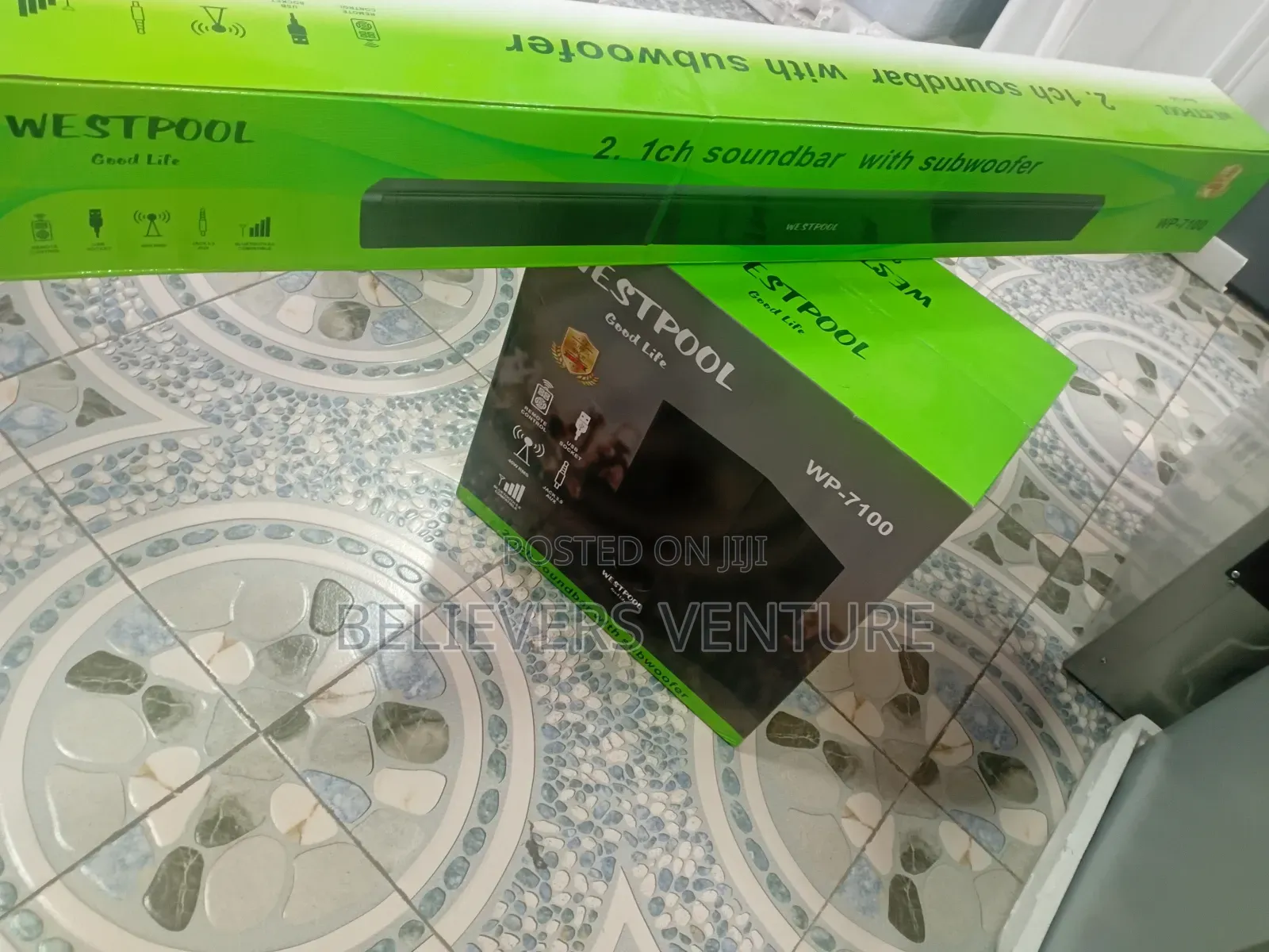 Westpool Remote Control Sound Bar With Woofer Westpool