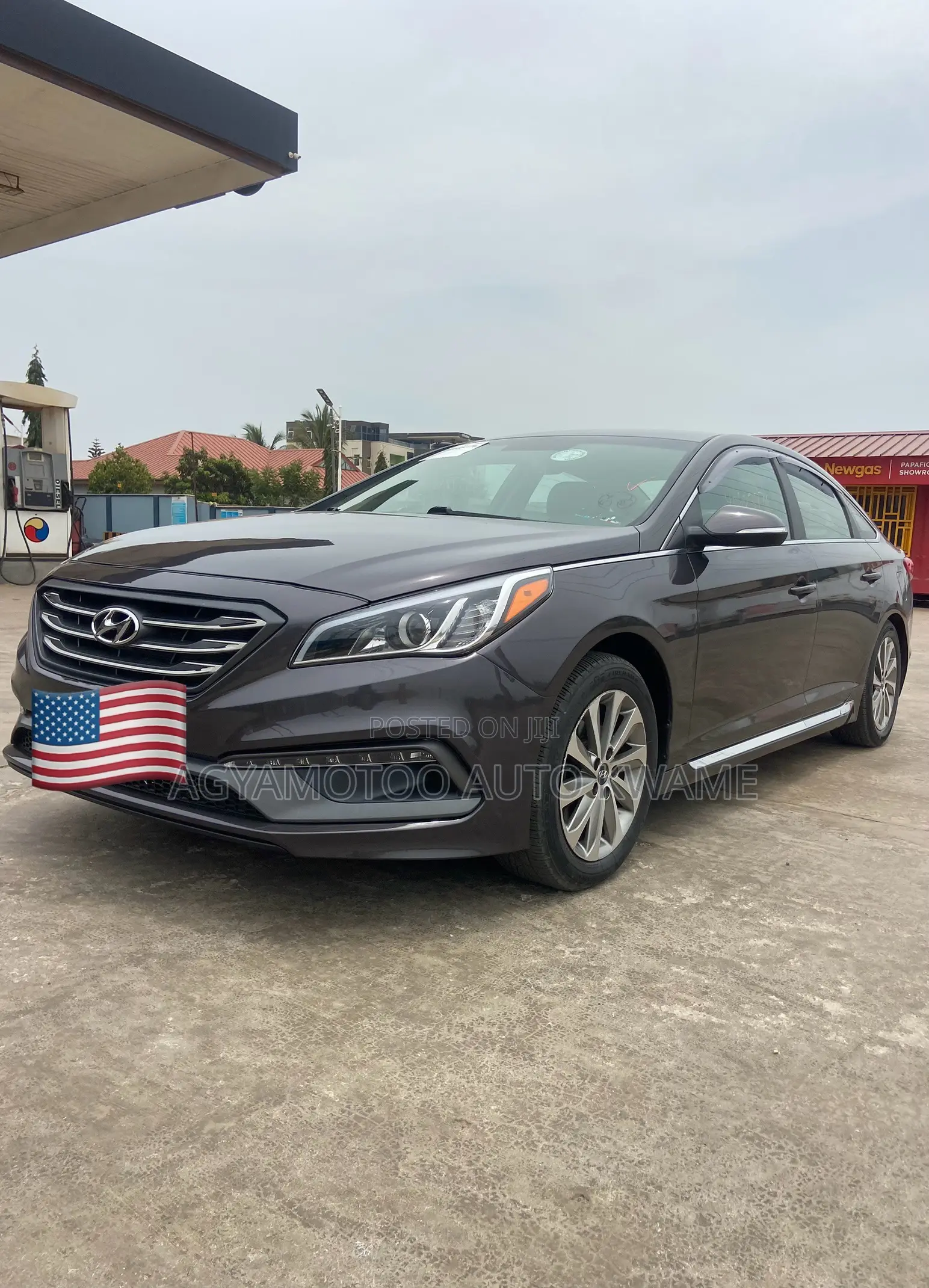 Hyundai Sonata Sport 2.0T Sedan FWD (2.0L 4cyl 6A) 2017 Gray