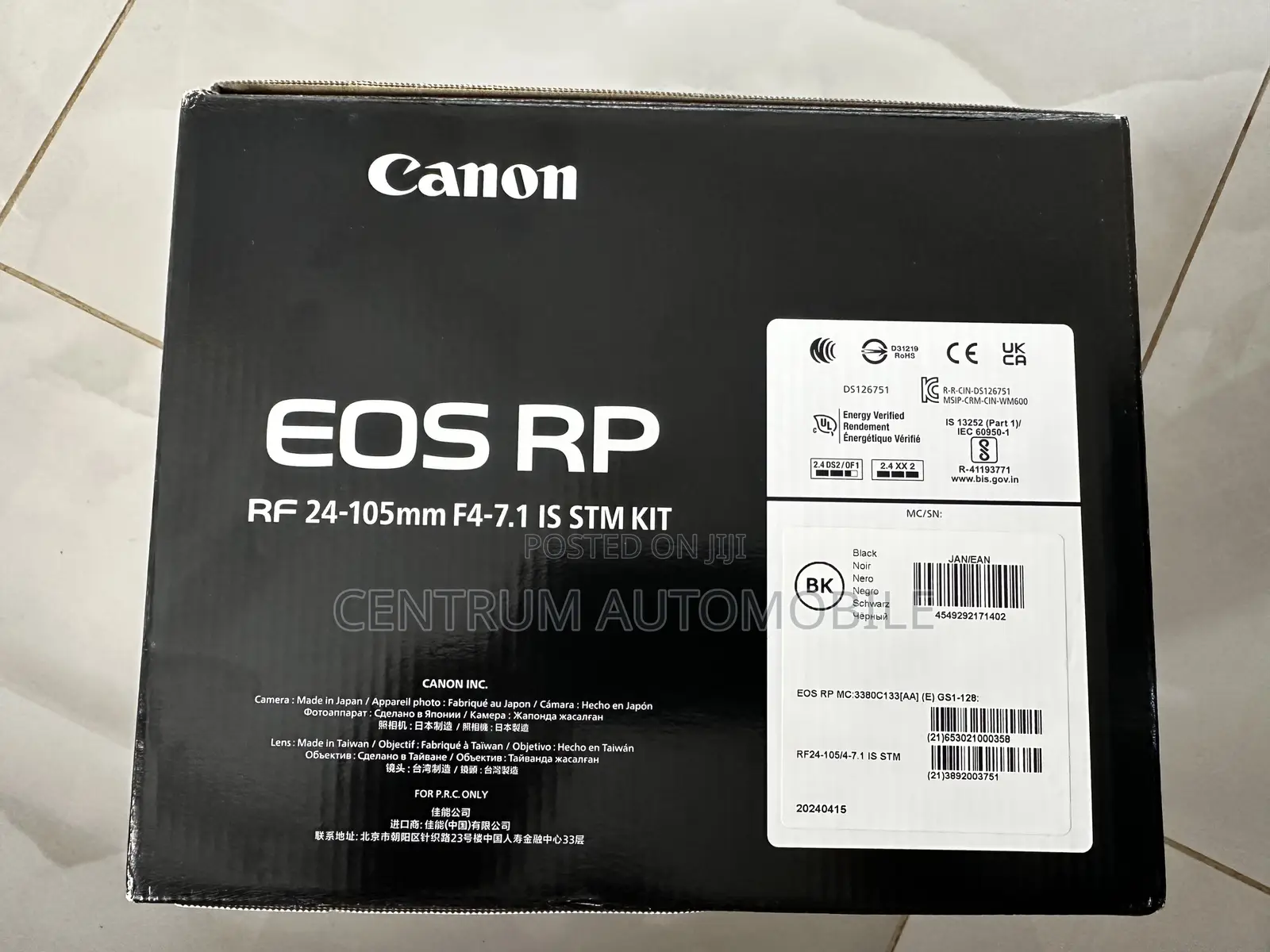Canon Eos Rp Full Kit