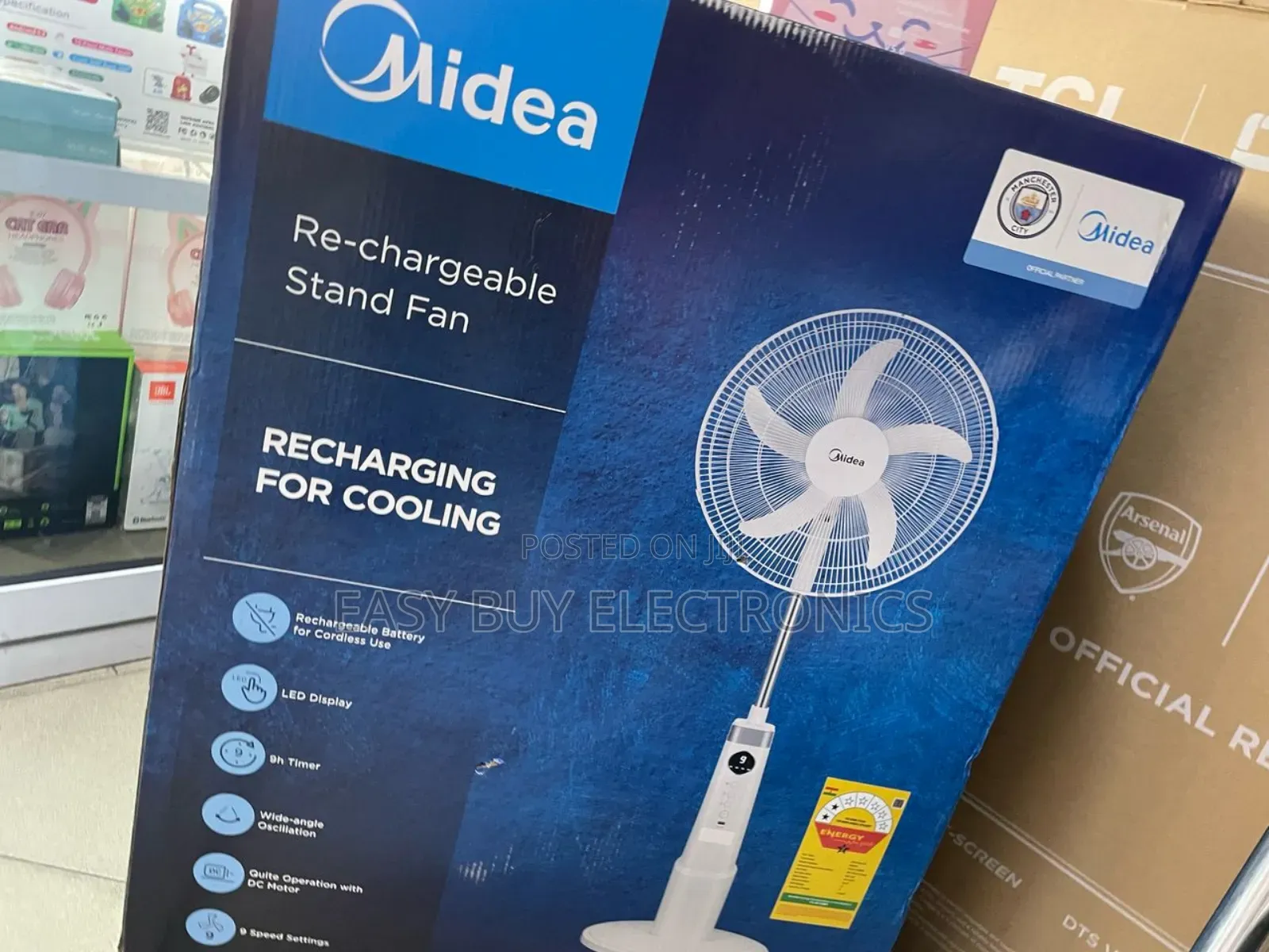 Affordable Rechargeable Midea Stand Fan