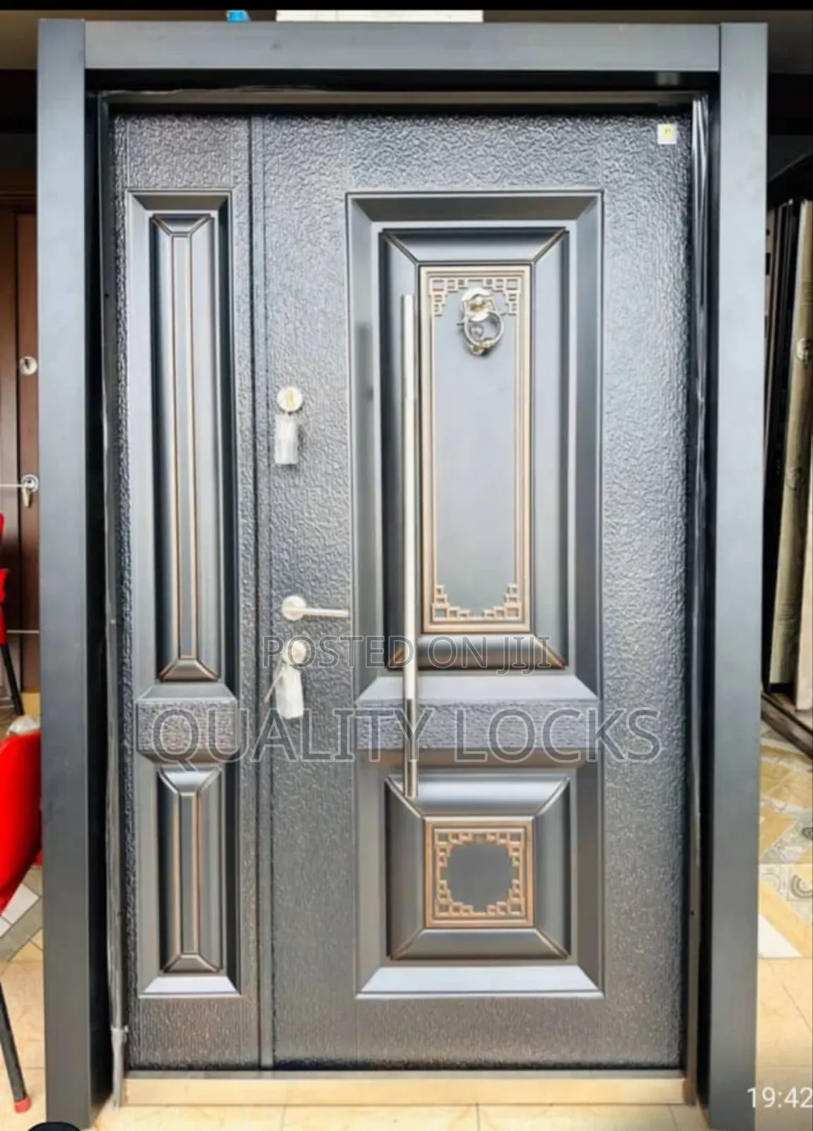 New Heavy Duty Anti-Rust Security Door With Accessories