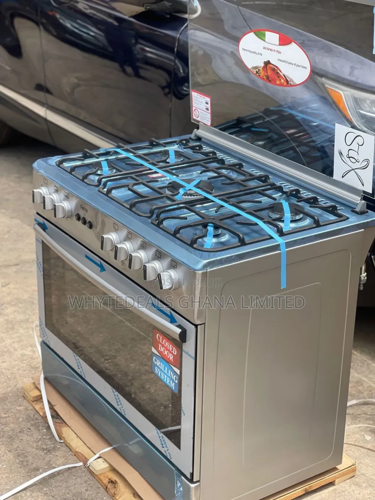 Ferre Gas Cooker| 5_burners| Grill| Oven| Auto_ignition|2025
