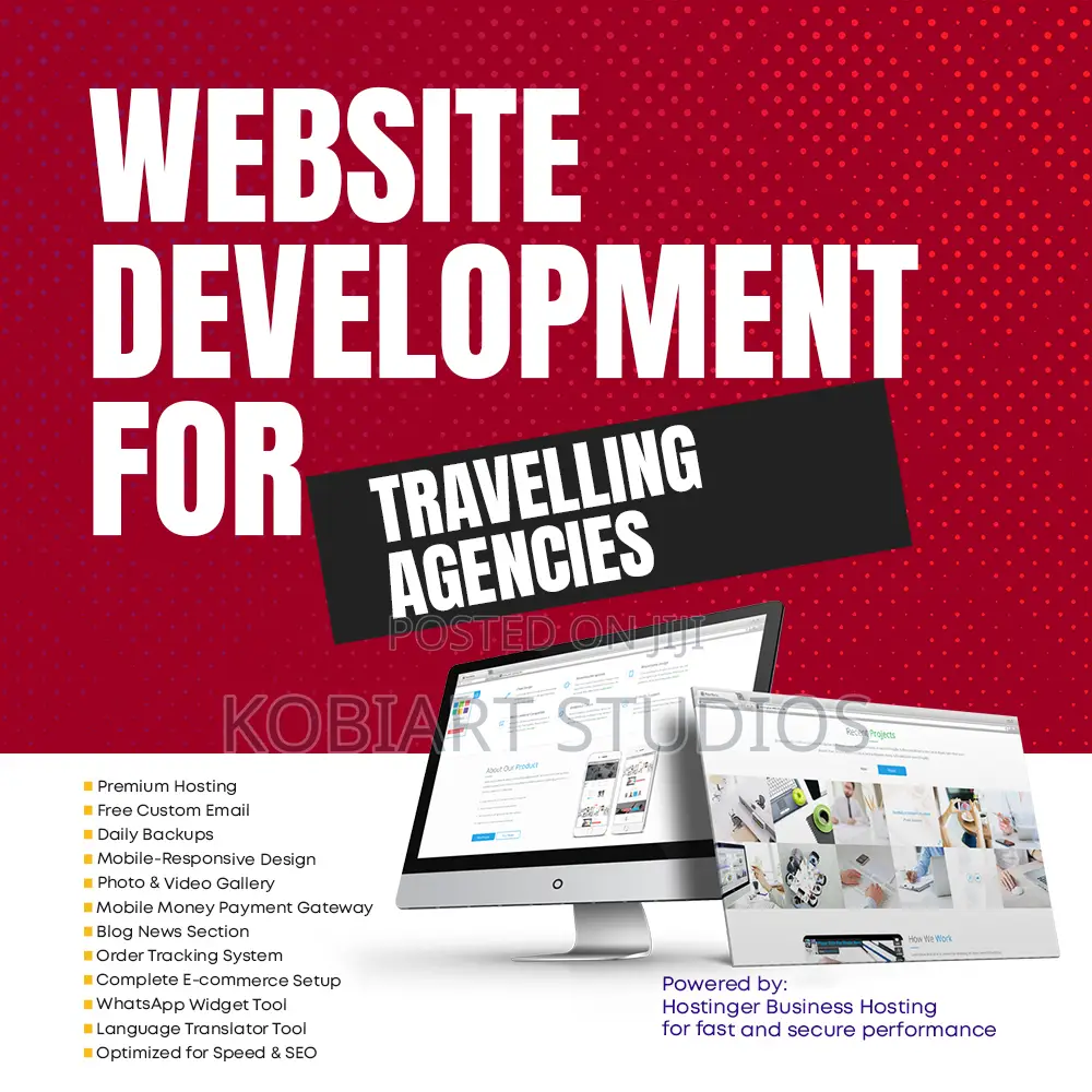 Website Development for Travelling Agencies - Promotion
