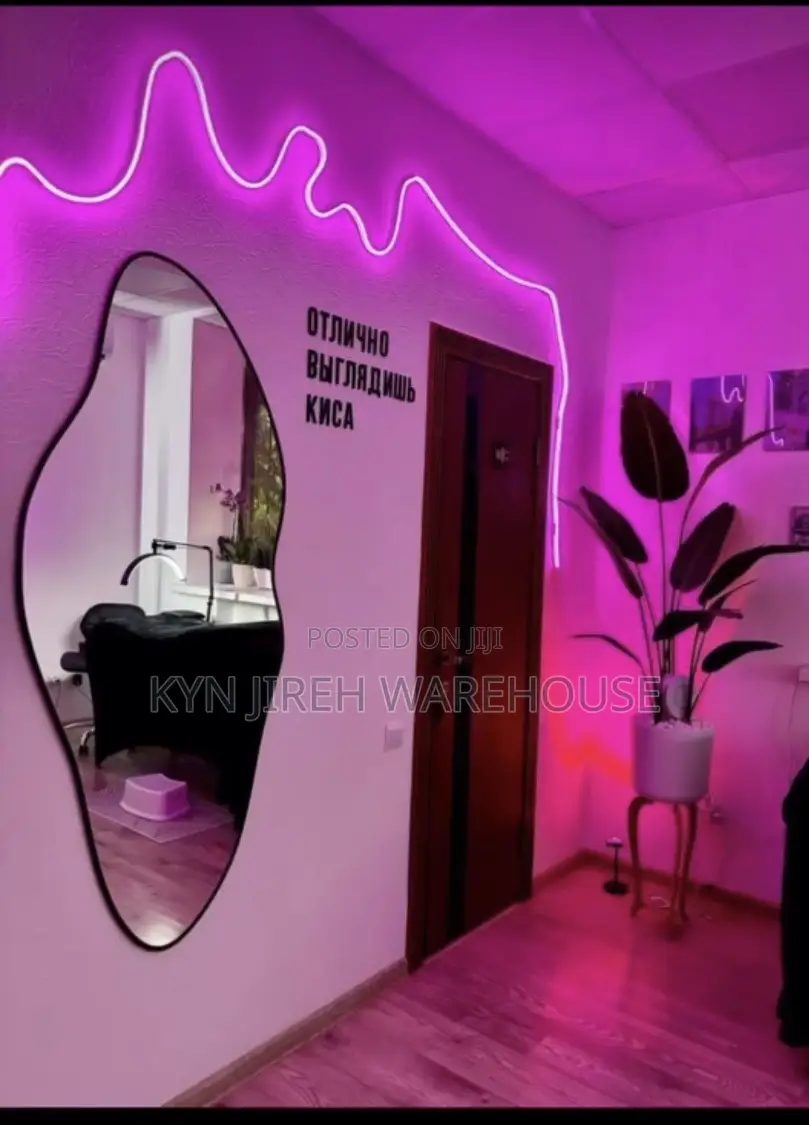 Sketch Design Mirrors With Led Lights