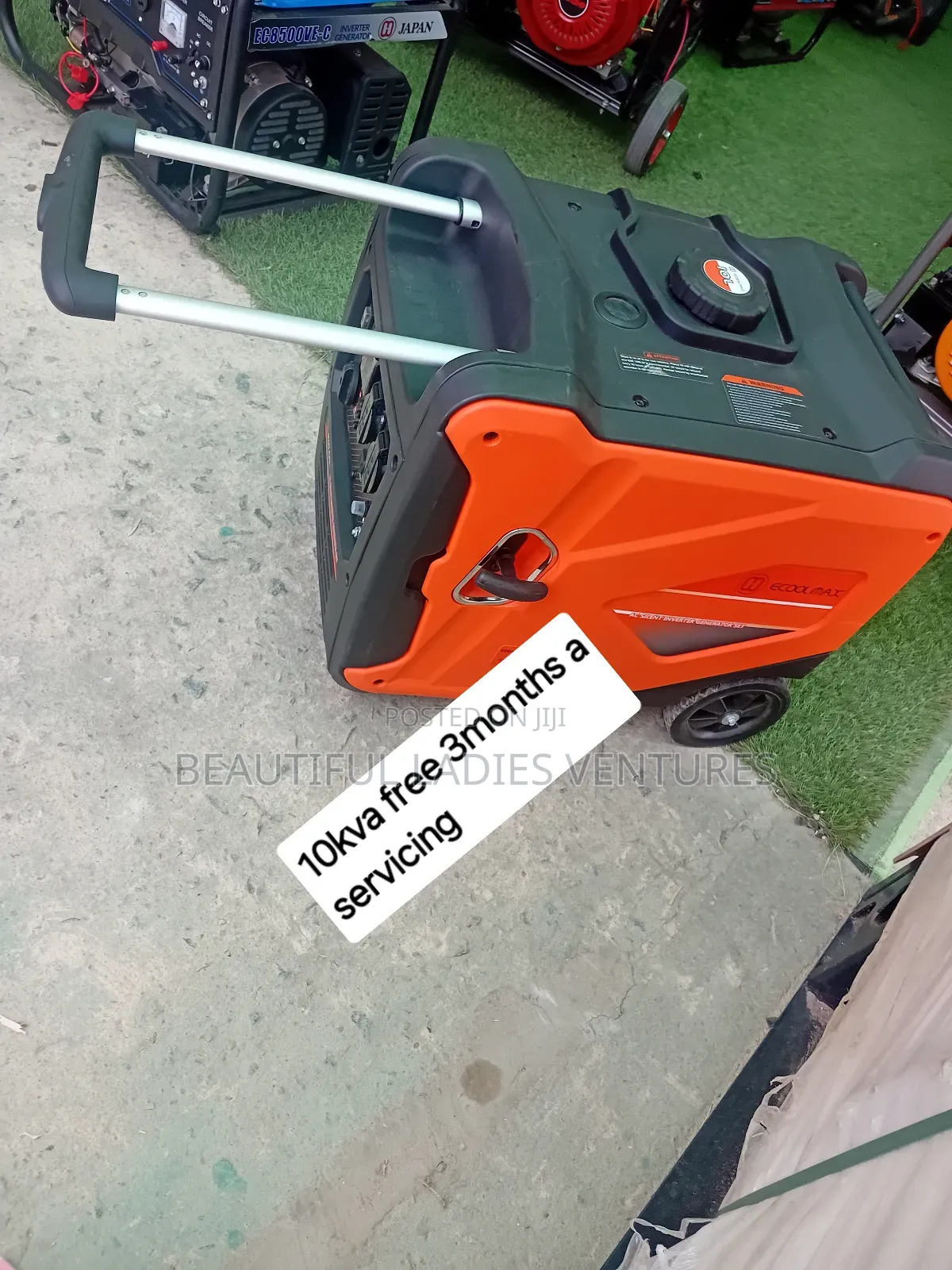 Orange and Black Inverter