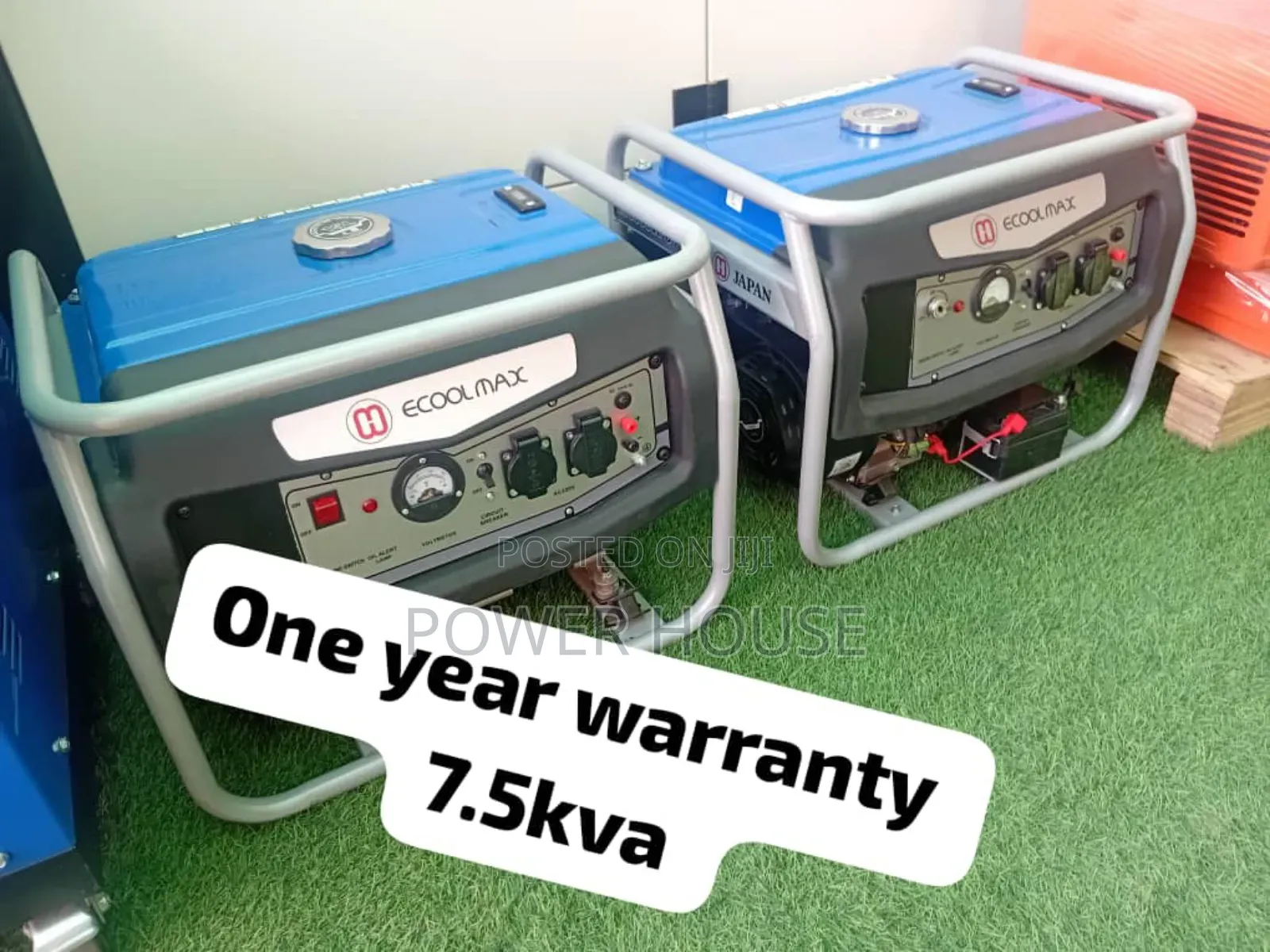 Veracious Ecool Max Petrol Generator 7.5kva 8500watts 7.5kva