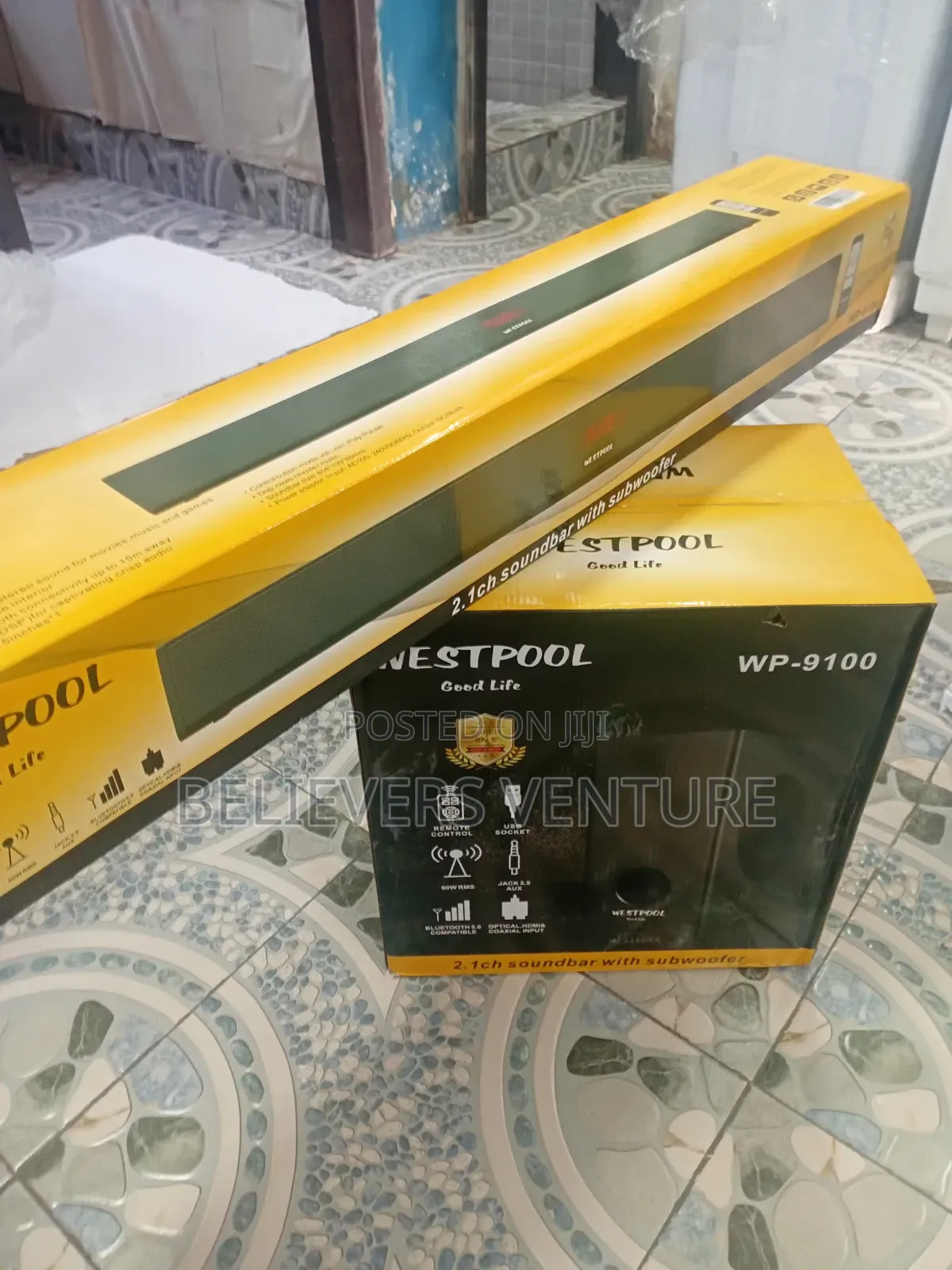 2.1 Inches Westpool Sound Bar With Woofer Westpool