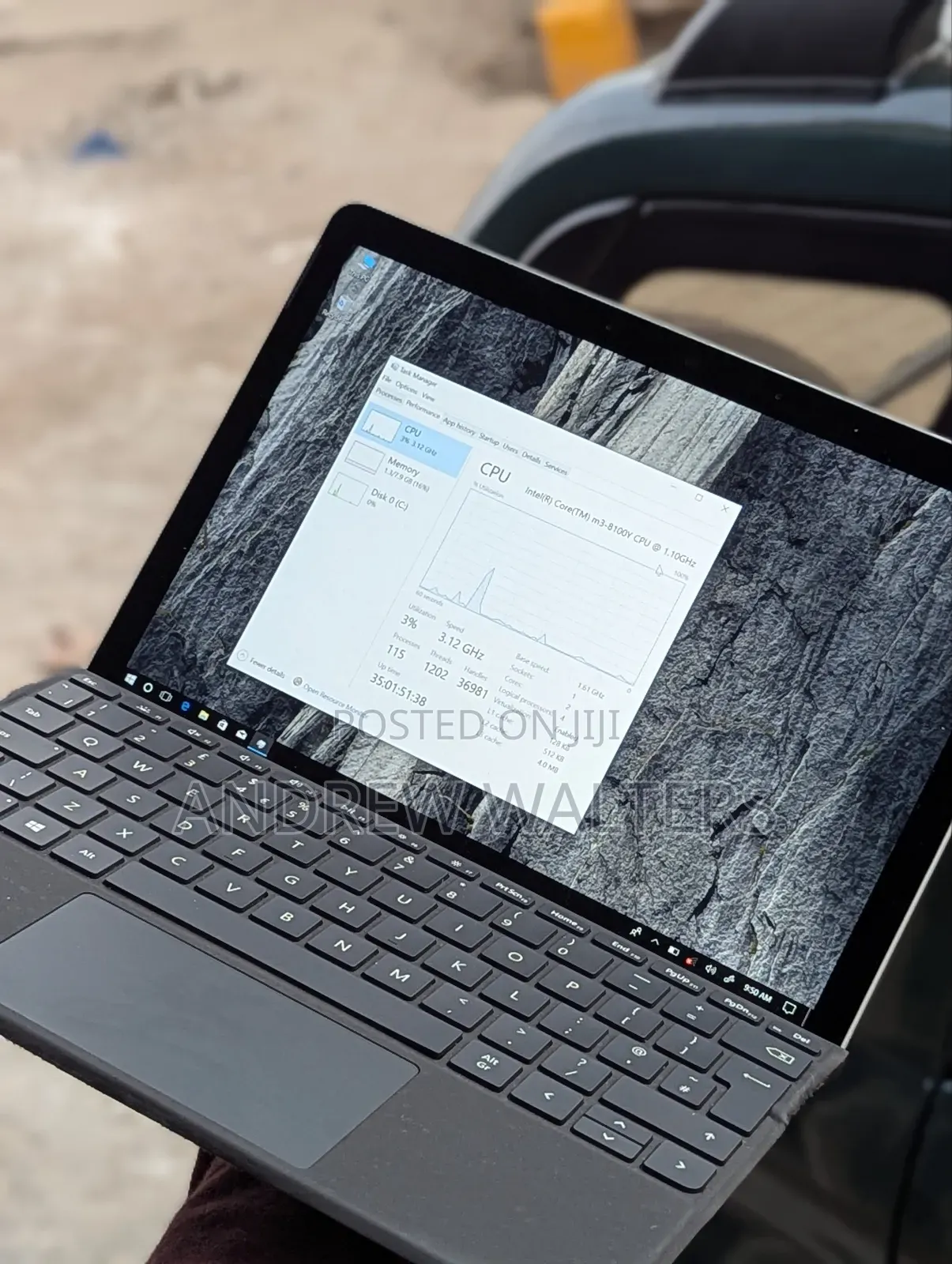 New Laptop Microsoft Surface Go 3 8GB Intel Core I3 SSD 128GB