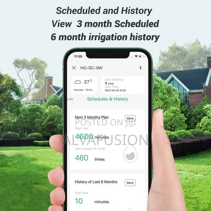 Wifi Smart Sprinkler Irrigation Valve Controller With 6zones