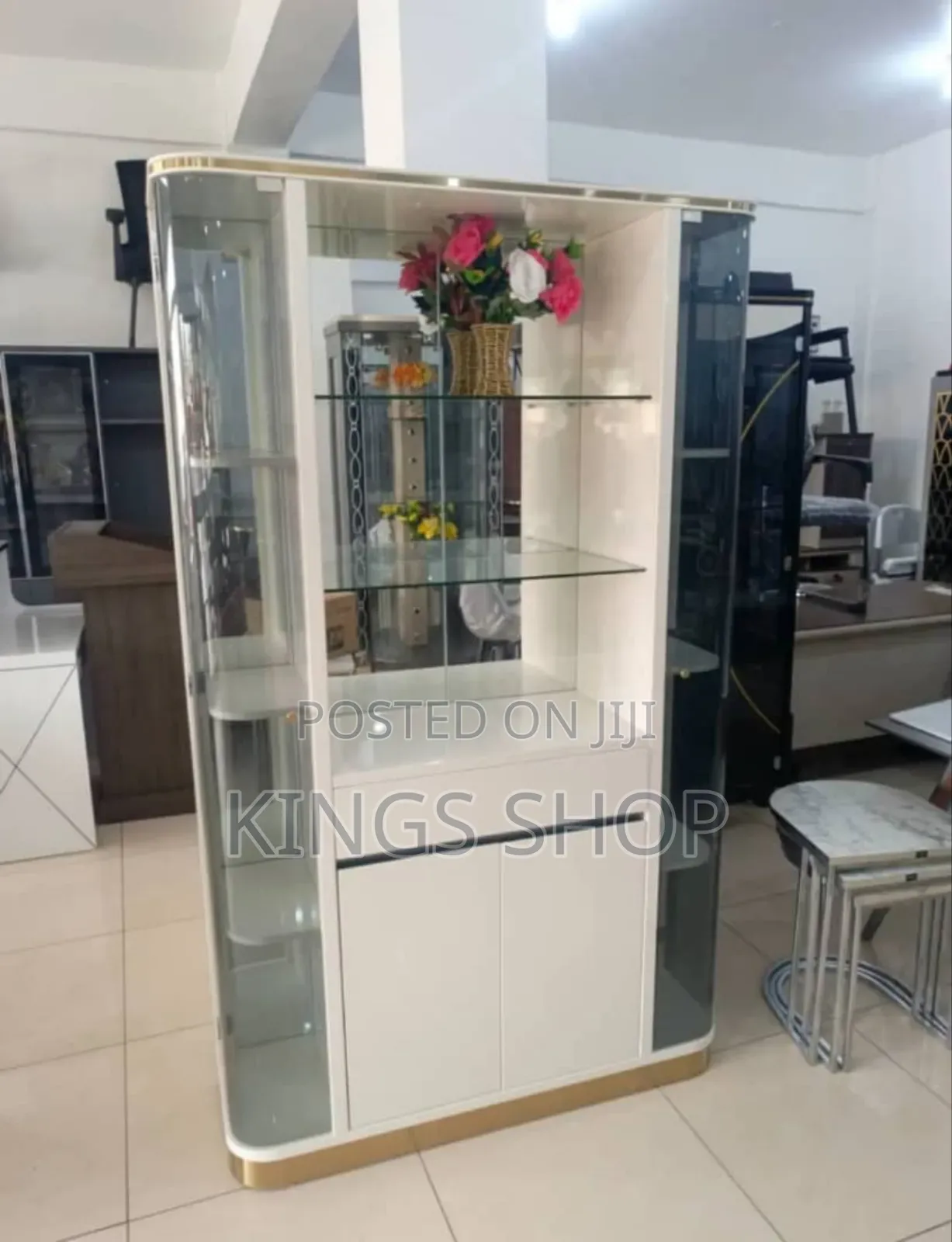 Glass Bar Cabinet