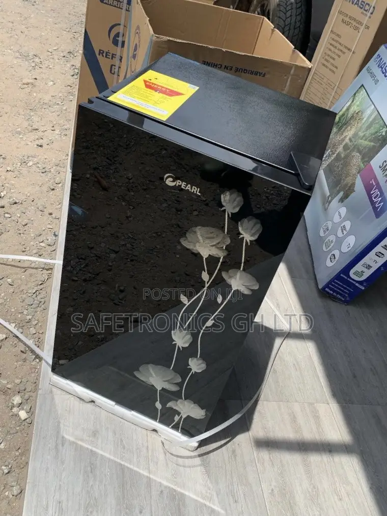 Design Singledoor Pearl 80l Black Tabletop Top Freezer