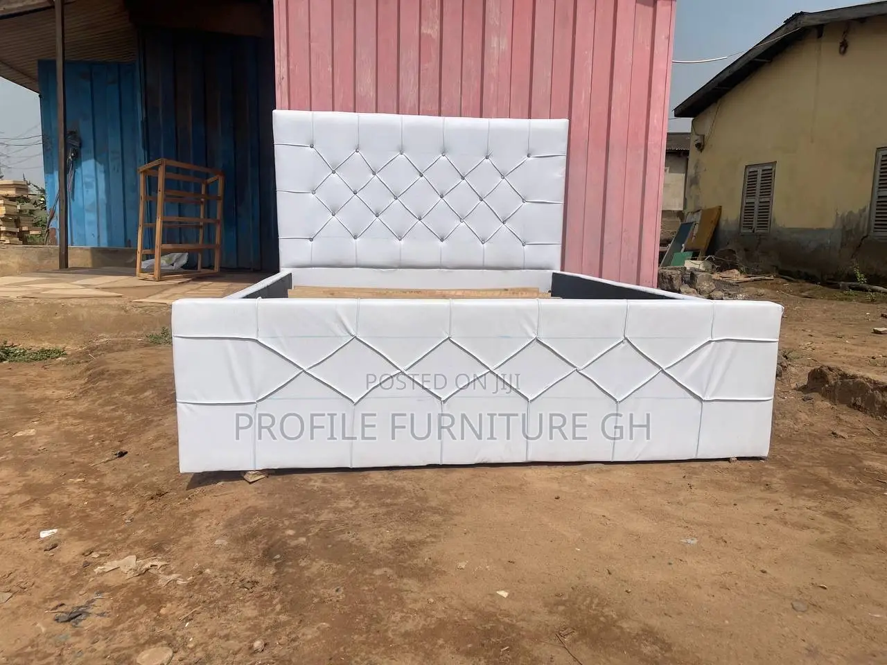 Pure White Angel Double 54x75 Bedframe// Durable And Luxurious