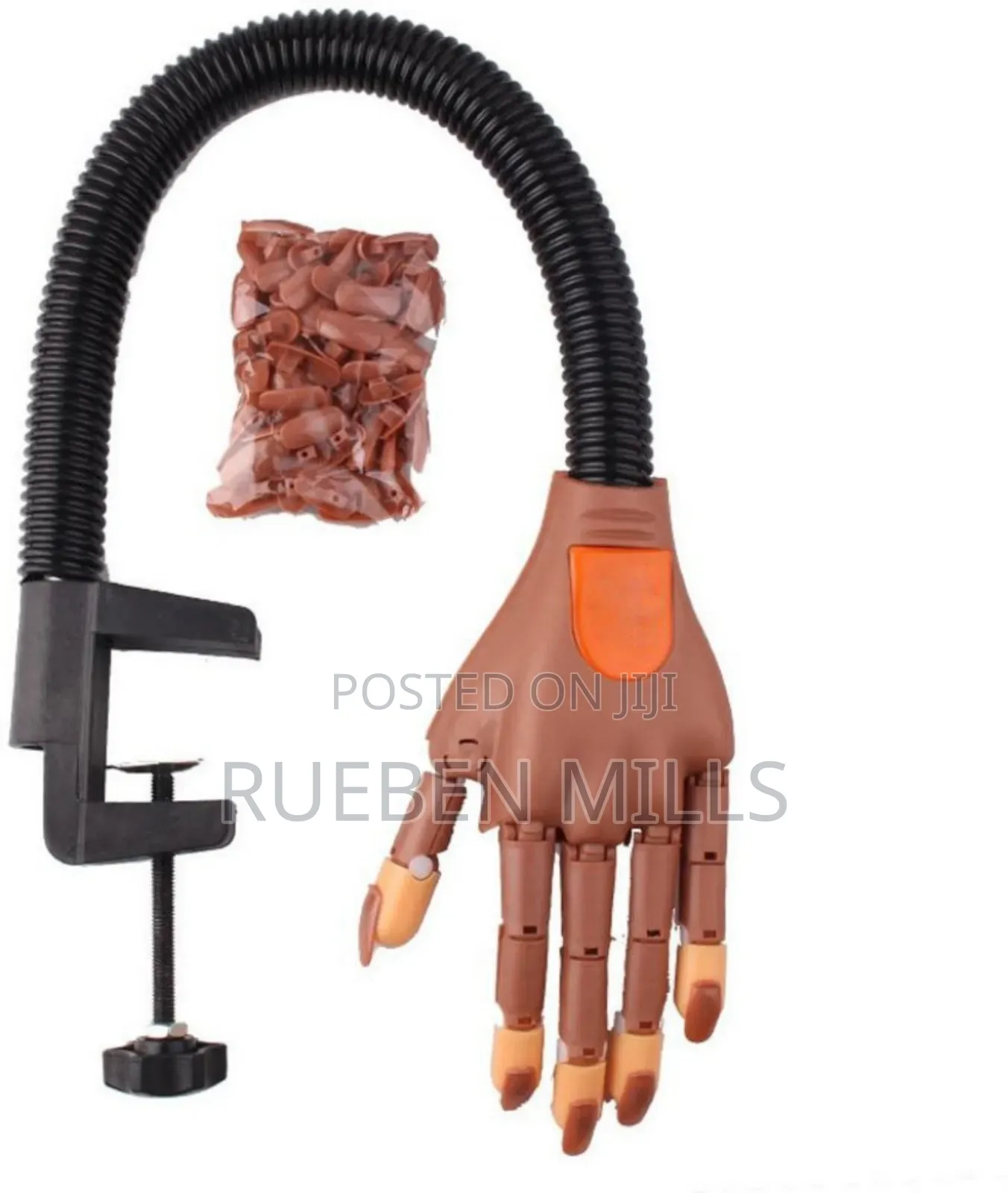 Flexible Movable False Nail Training Practice Mannequin Hand