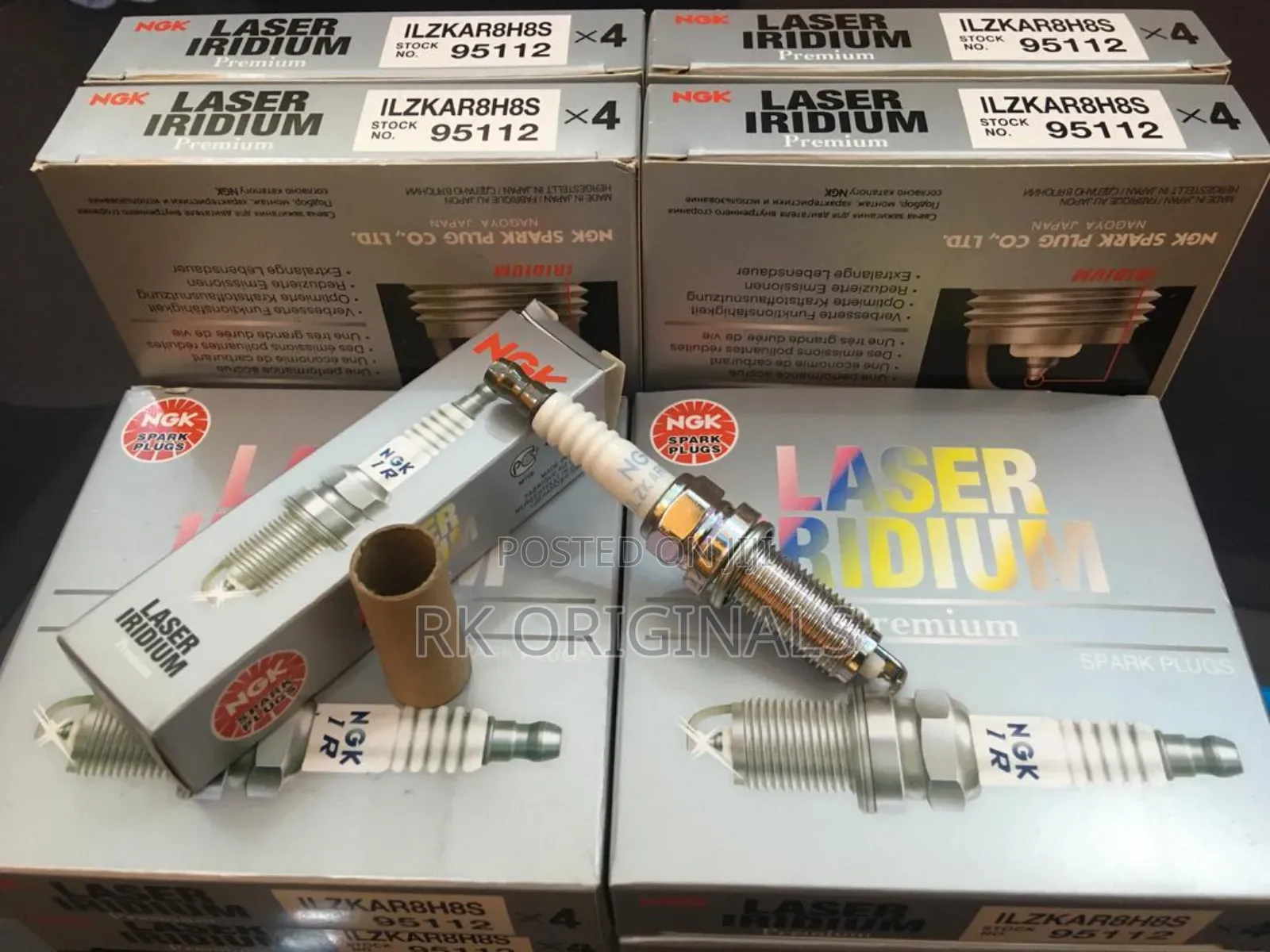 Ngk Laser Iridium 95112 Spark Plugs X4pcs From Usa 🇺🇸