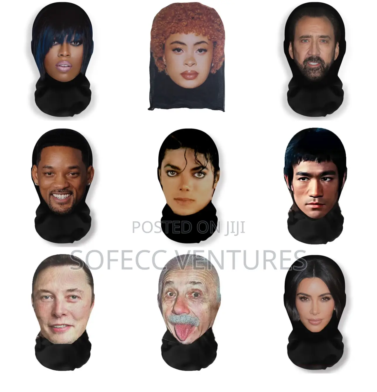 Funny Internet Celebrity Headset Mask