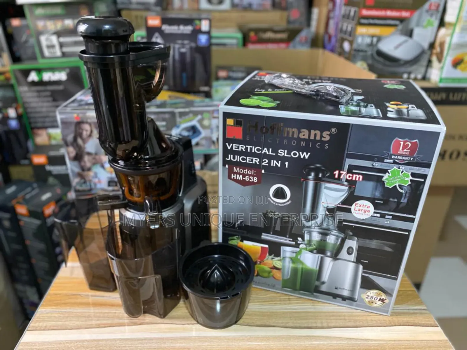 Electric Hoffmans 2in1 Slow Juicer