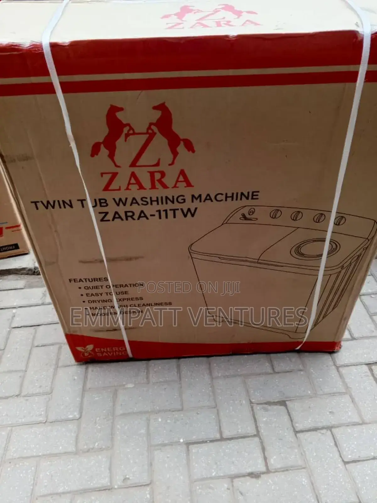 12kg Zara Twintub Semi Automatic Washing Machine