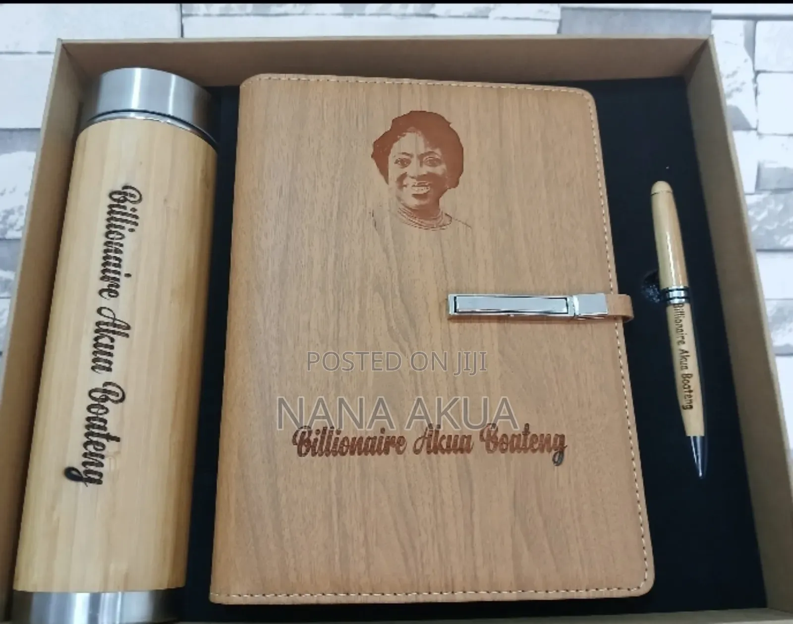 Executive Coporate Bamboo 3 In 1 Gift Set