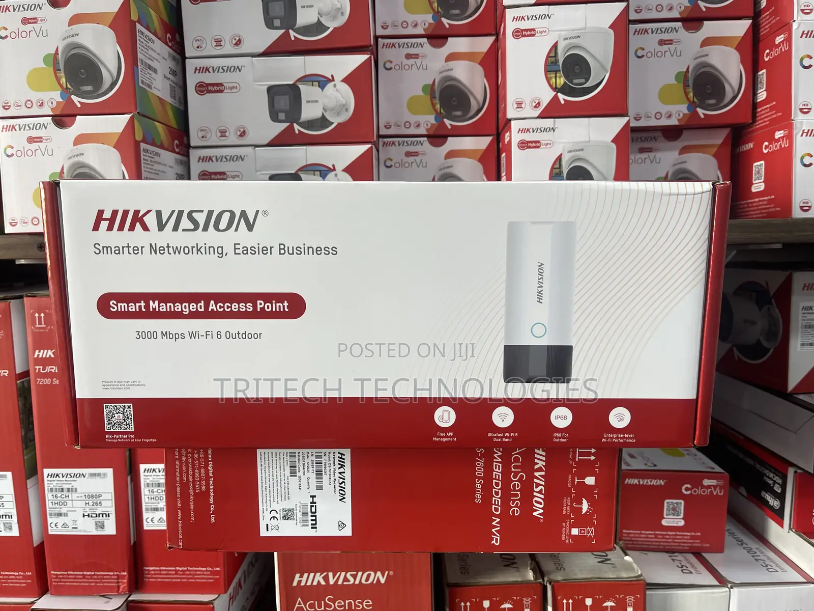 Hikvision Wi-Fi6 3000mbps Outdoor Accesspoint Ds-Wap623e-Si