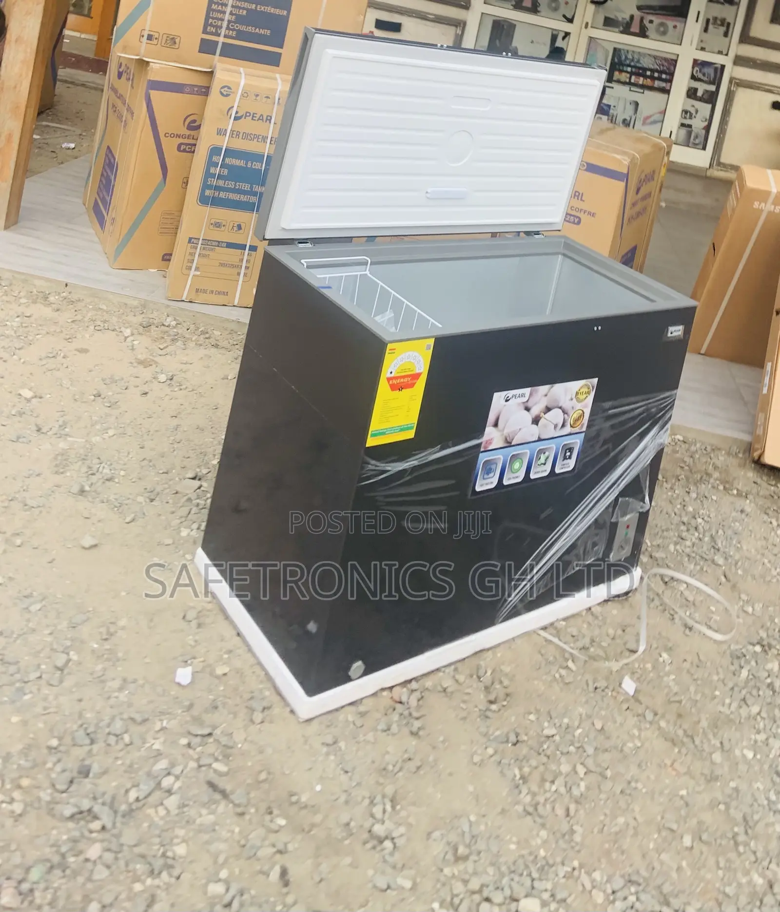 Shop Efficiency Pearl 250 Liters Dark Grey Singledoor