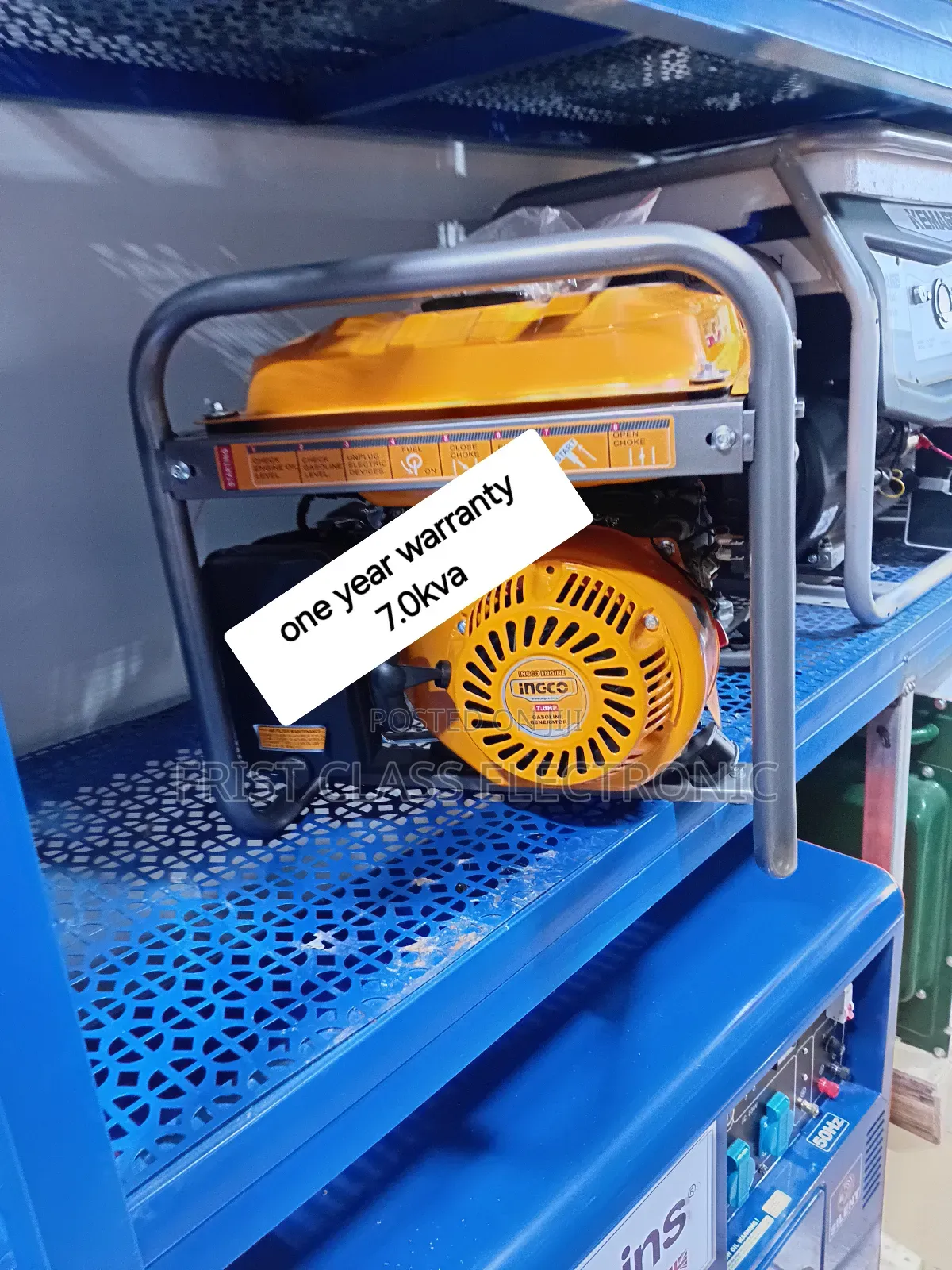 Commercial Company Grade 7.0kva Petrol Generator