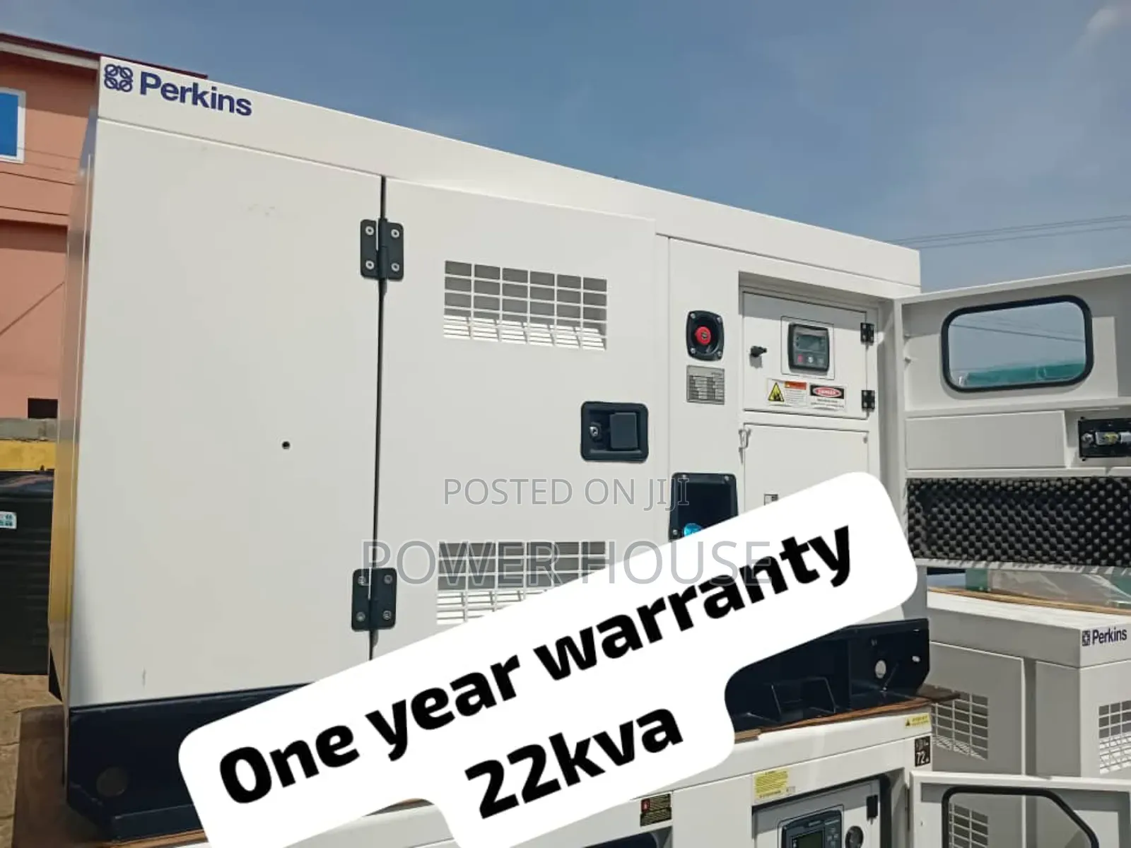 Emergency Stop Enabled 22kva Perkins Diesel Generator 22kva