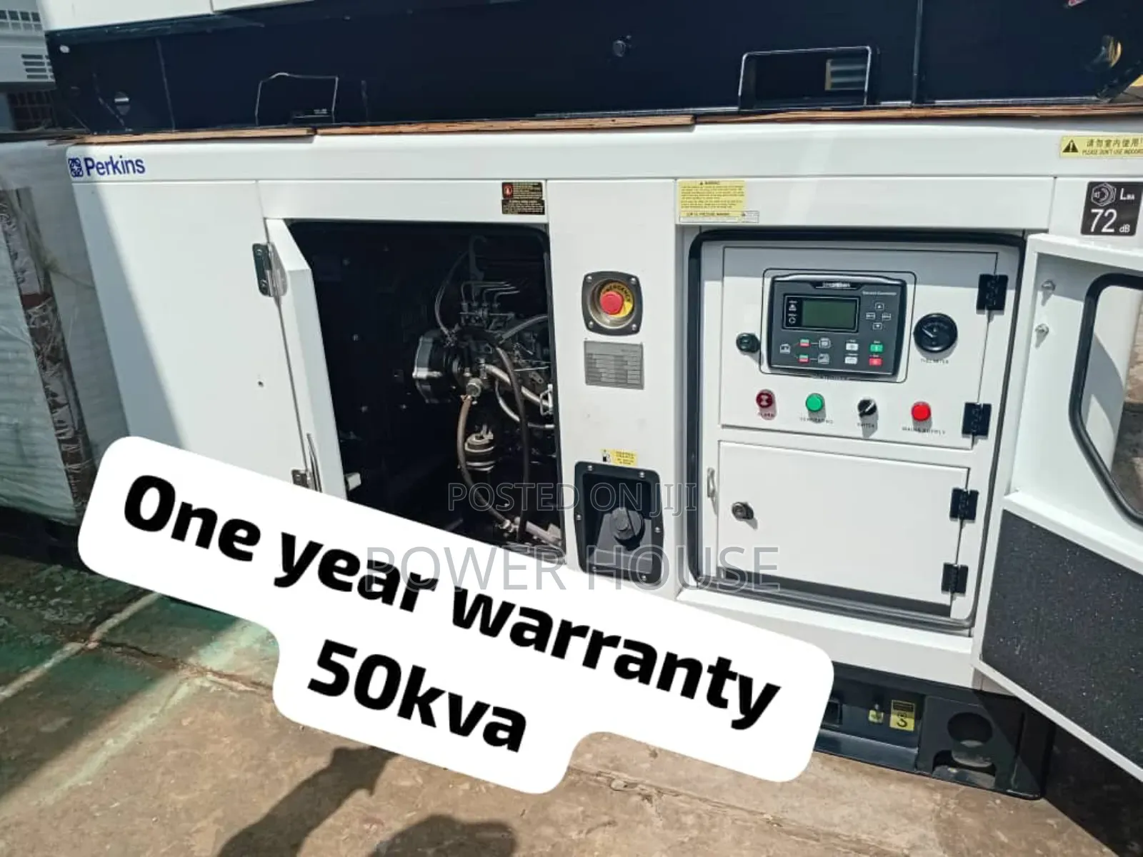 Easy to Use Interface 50kva Perkins Silent Diesel Generator