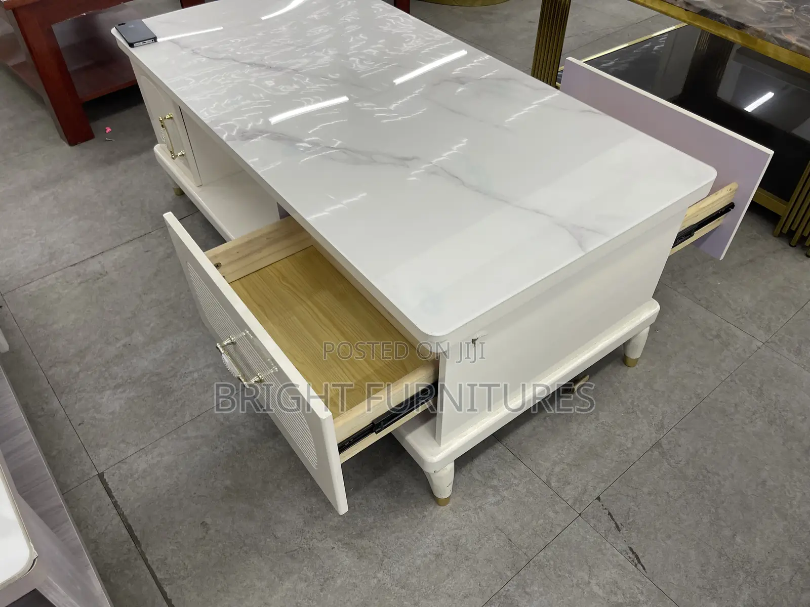Glass Top Center Table