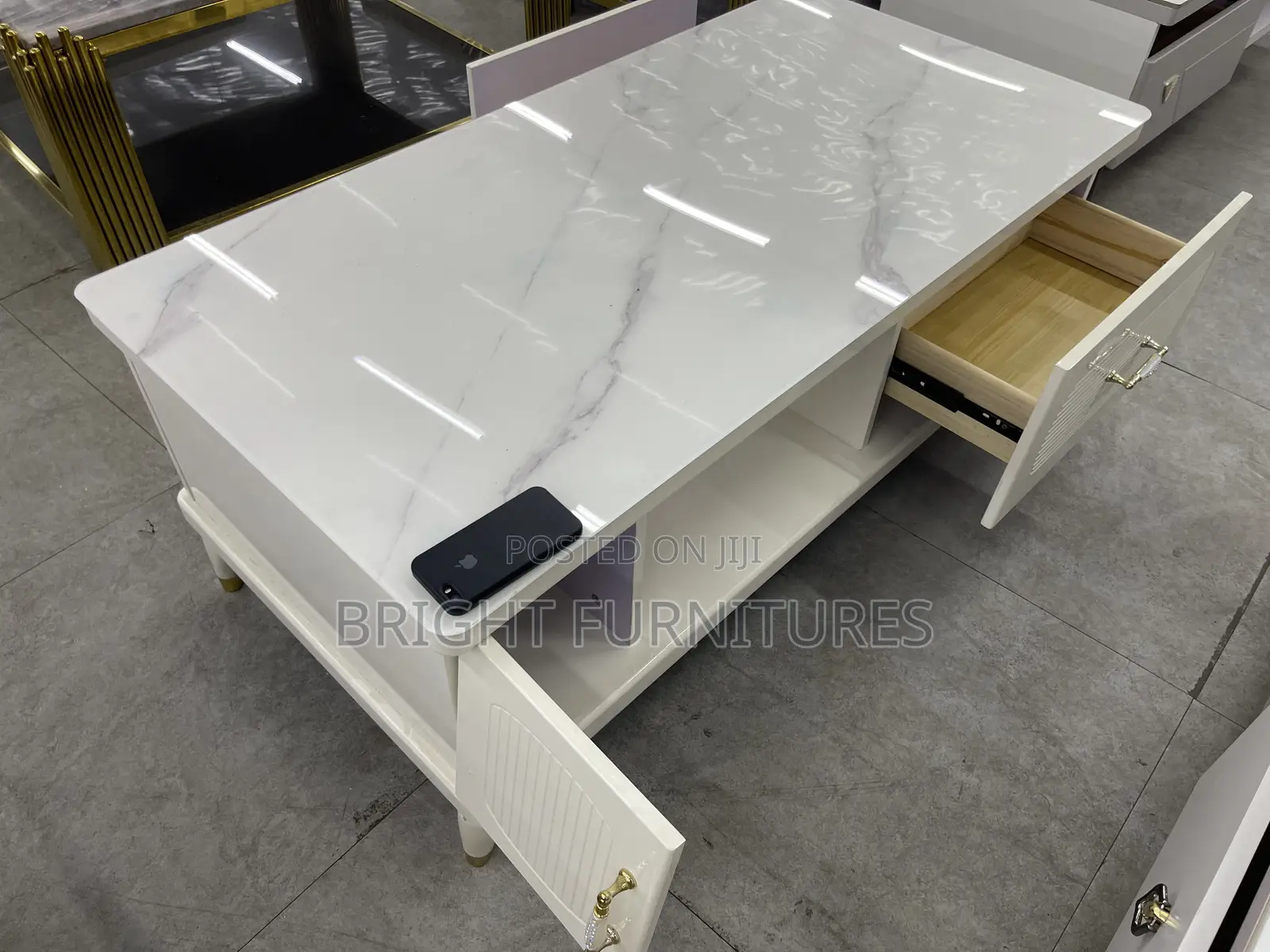 Glass Top Center Table
