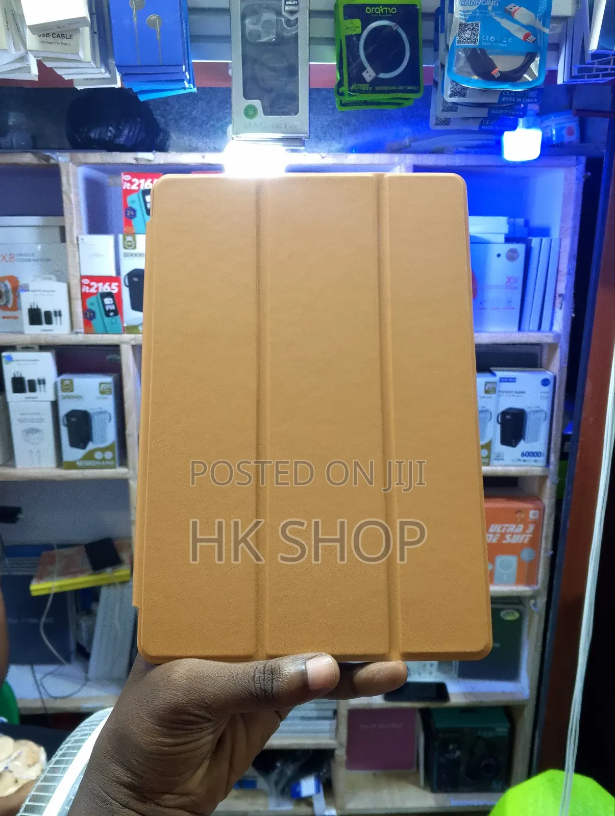 Smart Cover Case for Samsung Tab S6 Lite Brown Color