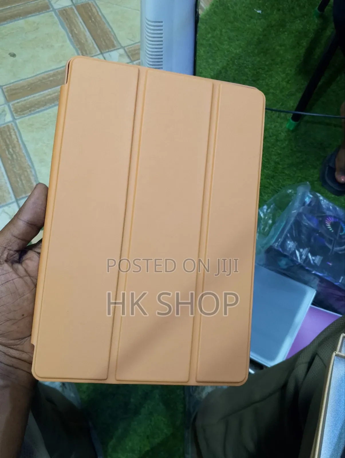 Smart Cover Case for Samsung Tab S6 Lite Brown Color