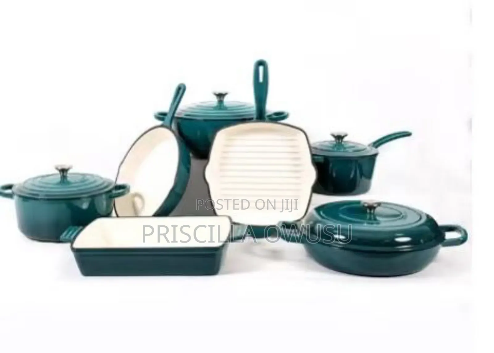 Enamel Cast Iron Cooking Pot Set