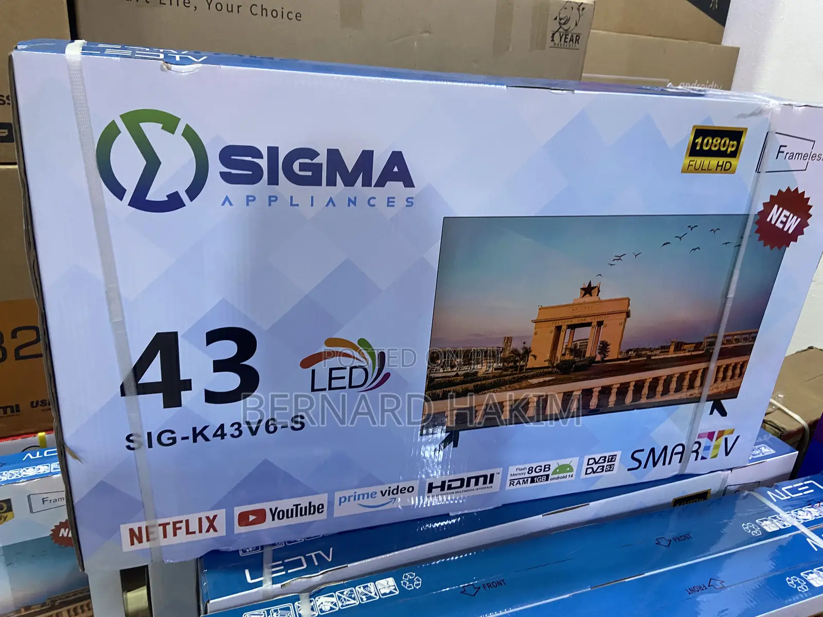Sigma 43” Smart Digital Satellite Tv