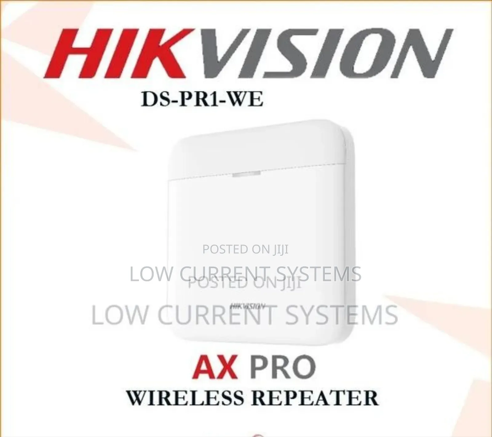 Hikvision Axpro Alarm Wireless Repeater 868mhz -1600 Meter
