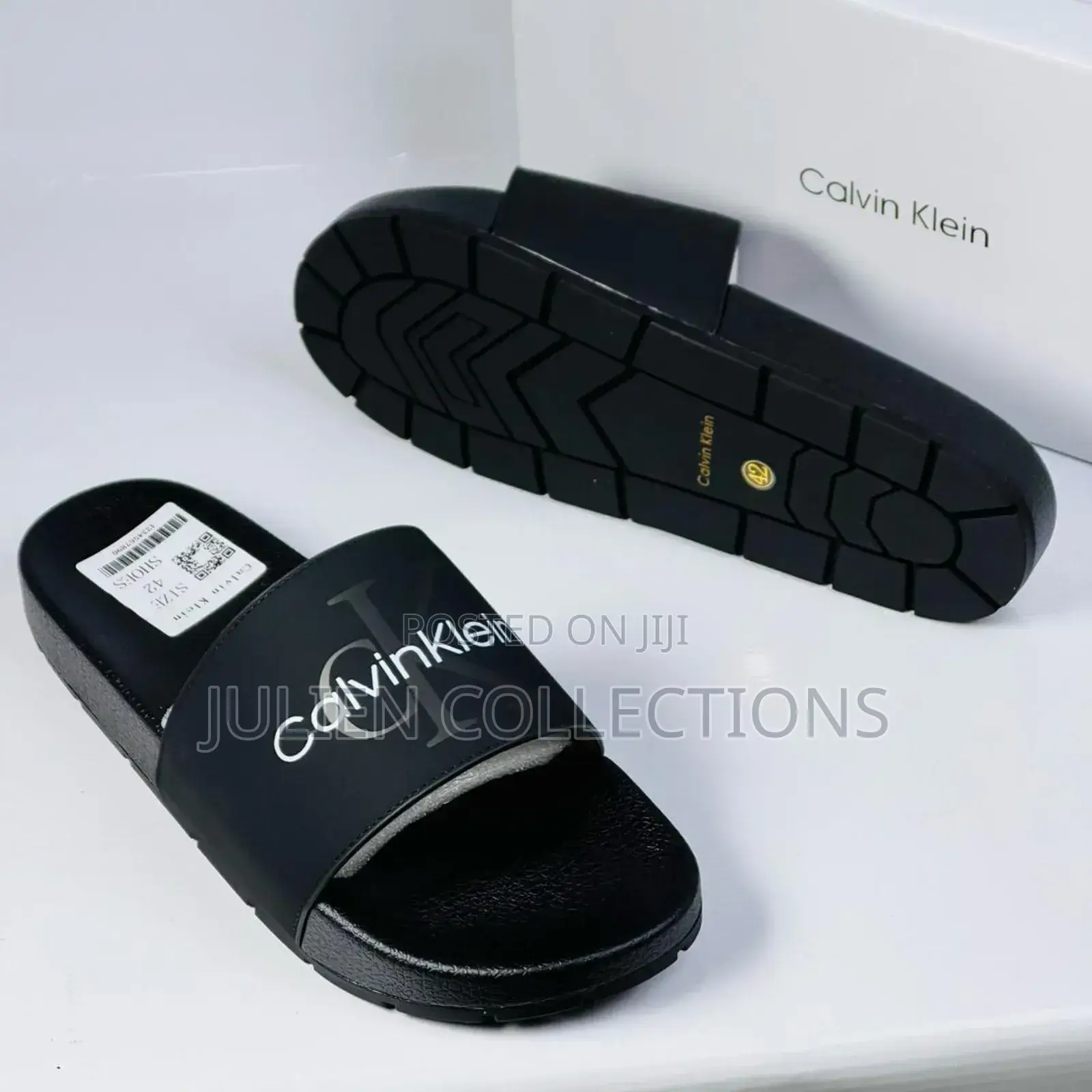 Calvin Klein Slide Black and White