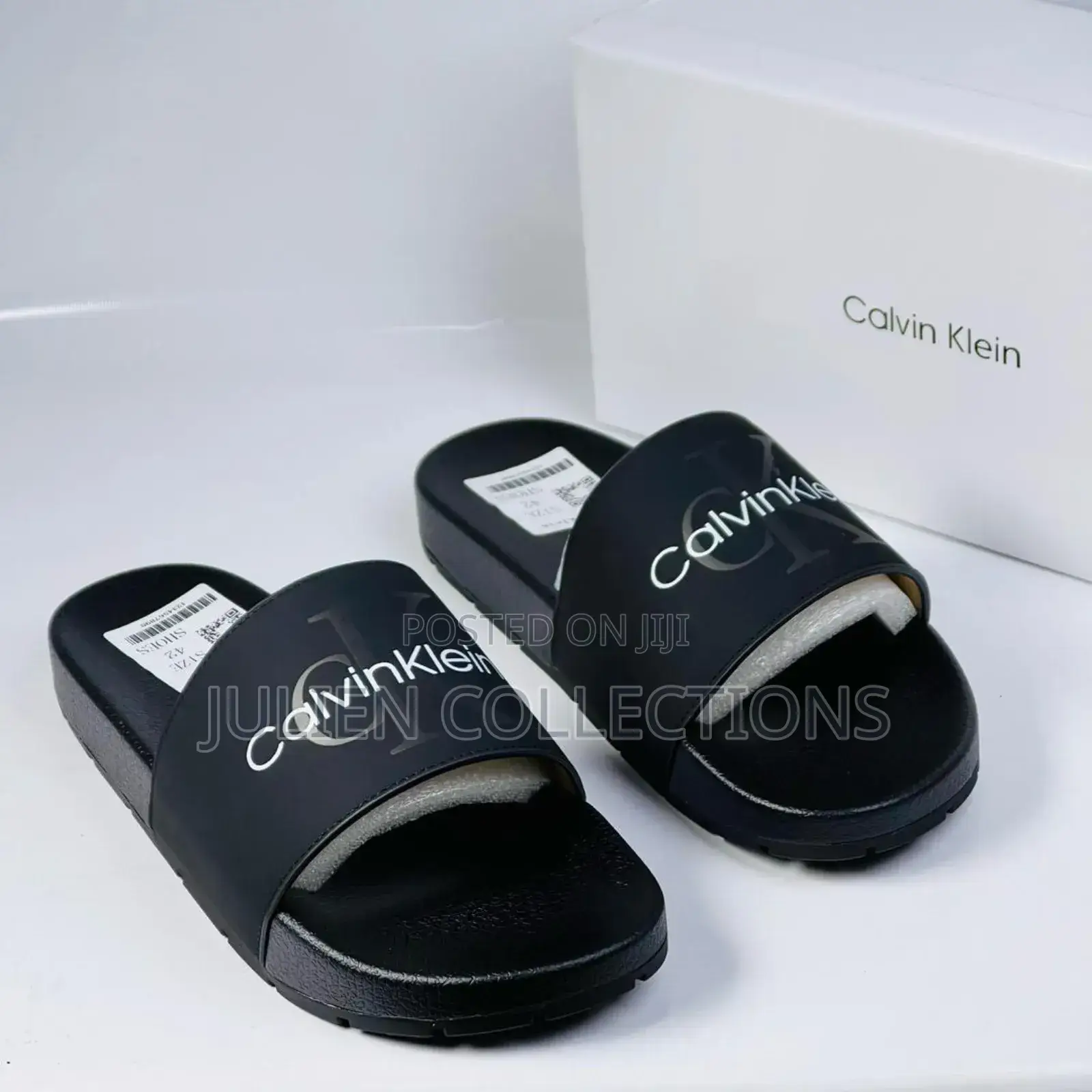 Calvin Klein Slide Black and White