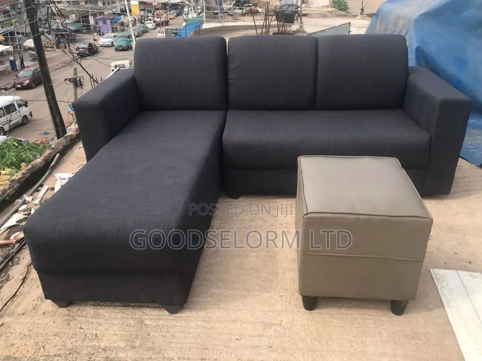 Center Table Plus L Shape Sofa Free Delivery