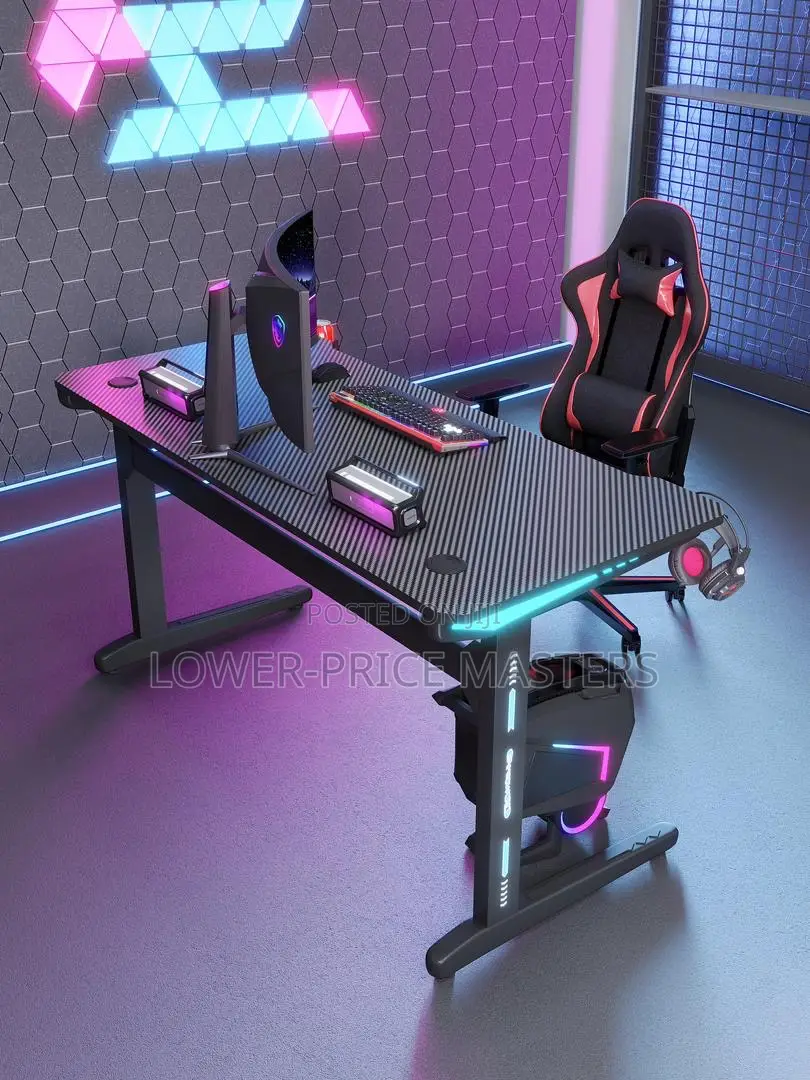 Gaming Table and Gaming Chair Complete Set